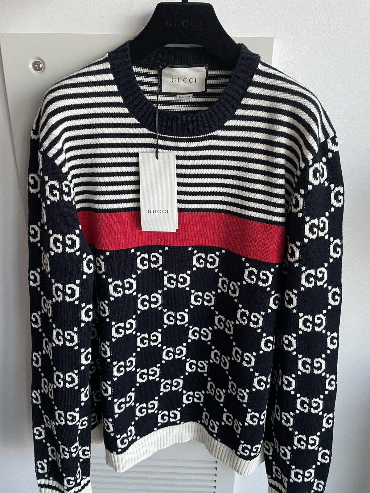 Gucci Brand NEW $3K LimitedEdition Runway Sold Out GG Logo Sweater Size US M / EU 48-50 / 2 - 25 Thumbnail