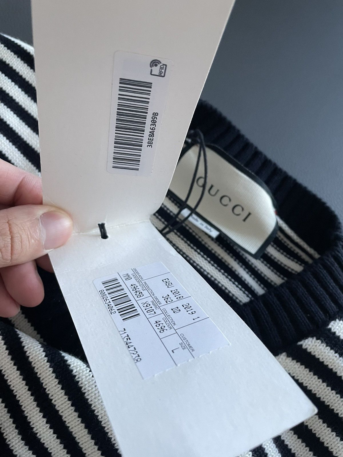 Gucci Brand NEW $3K LimitedEdition Runway Sold Out GG Logo Sweater Size US M / EU 48-50 / 2 - 12 Thumbnail
