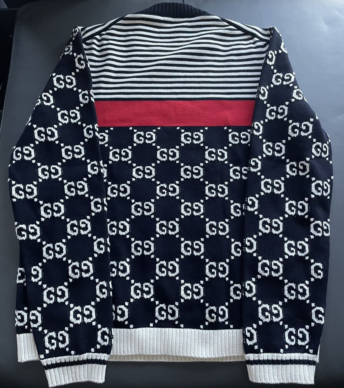 Gucci Brand NEW $3K LimitedEdition Runway Sold Out GG Logo Sweater Size US M / EU 48-50 / 2 - 17 Thumbnail