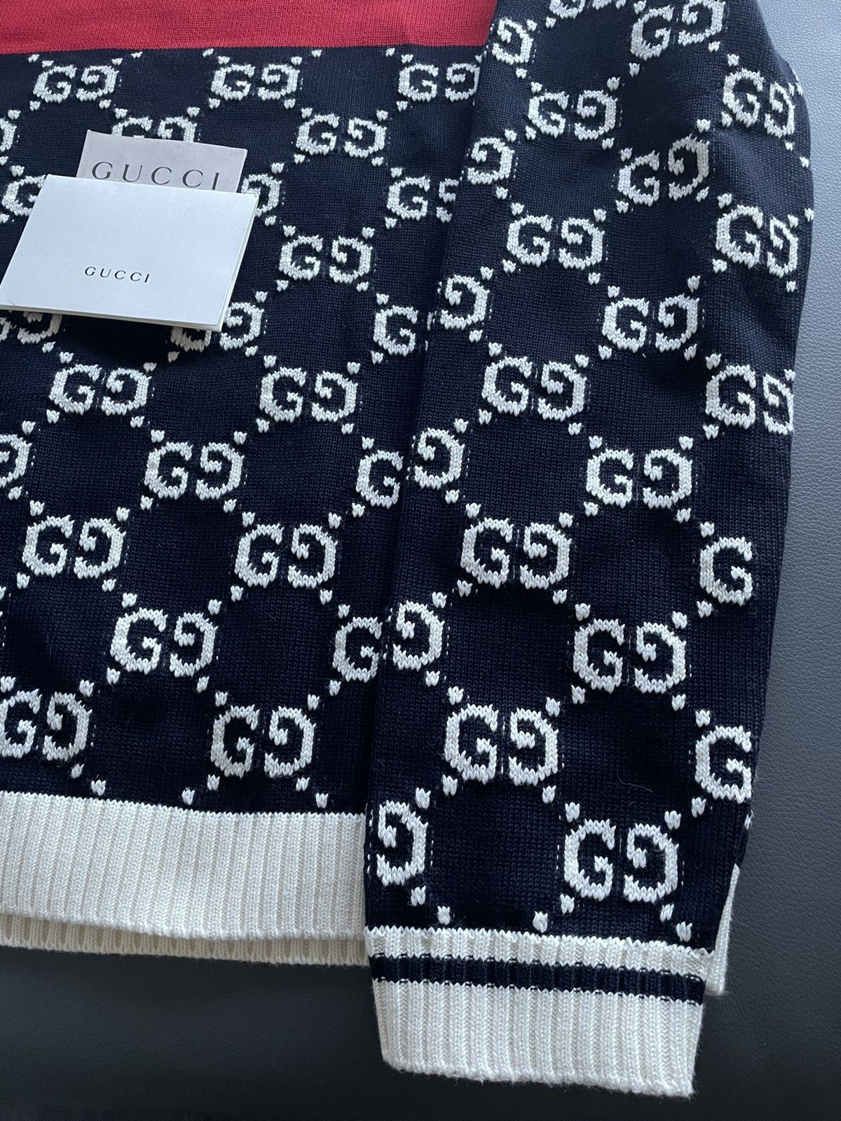 Gucci Brand NEW $3K LimitedEdition Runway Sold Out GG Logo Sweater Size US M / EU 48-50 / 2 - 22 Thumbnail