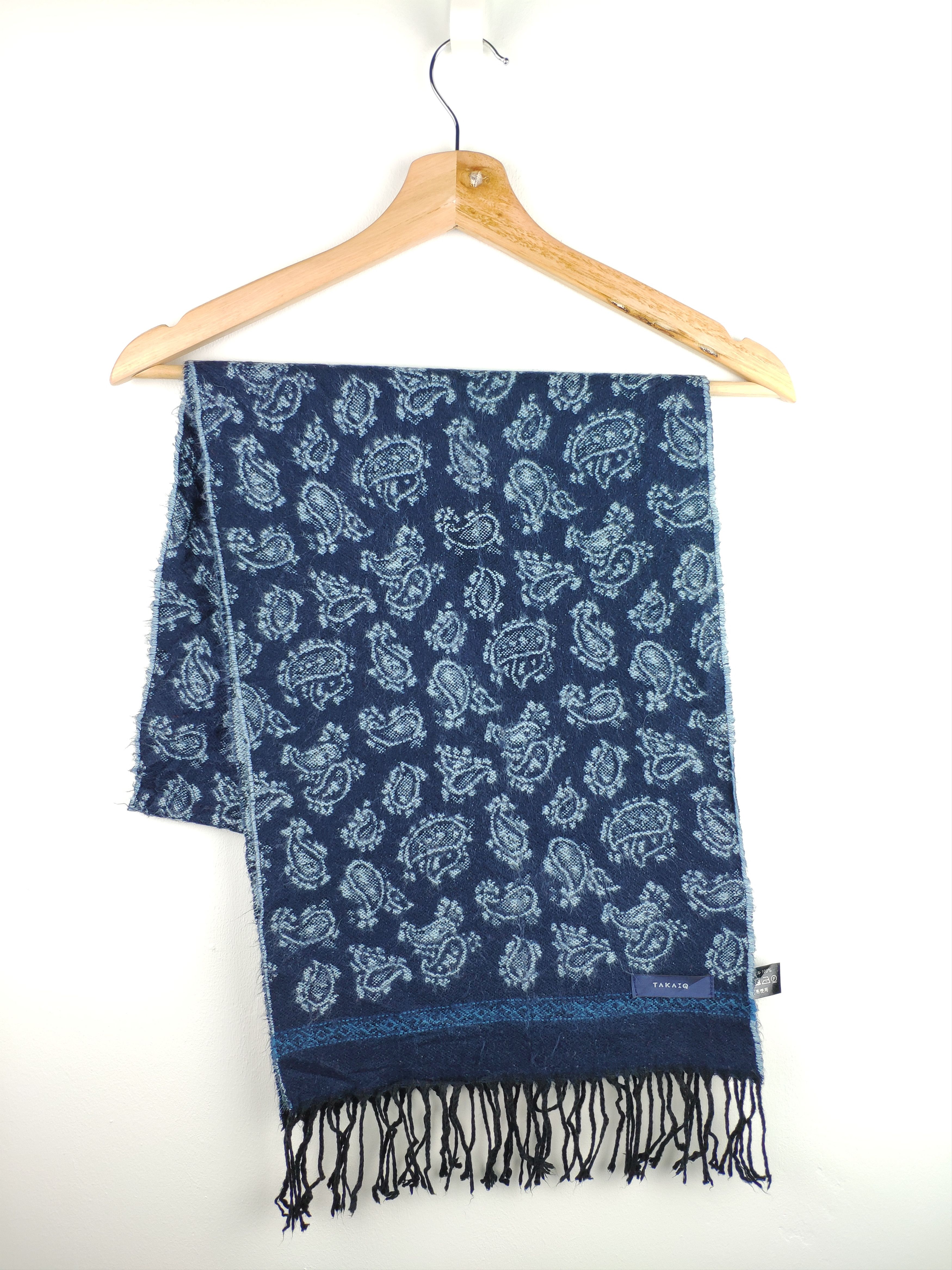 Vintage Paisley Scarf Muffler Fullprint Size ONE SIZE - 1 Thumbnail