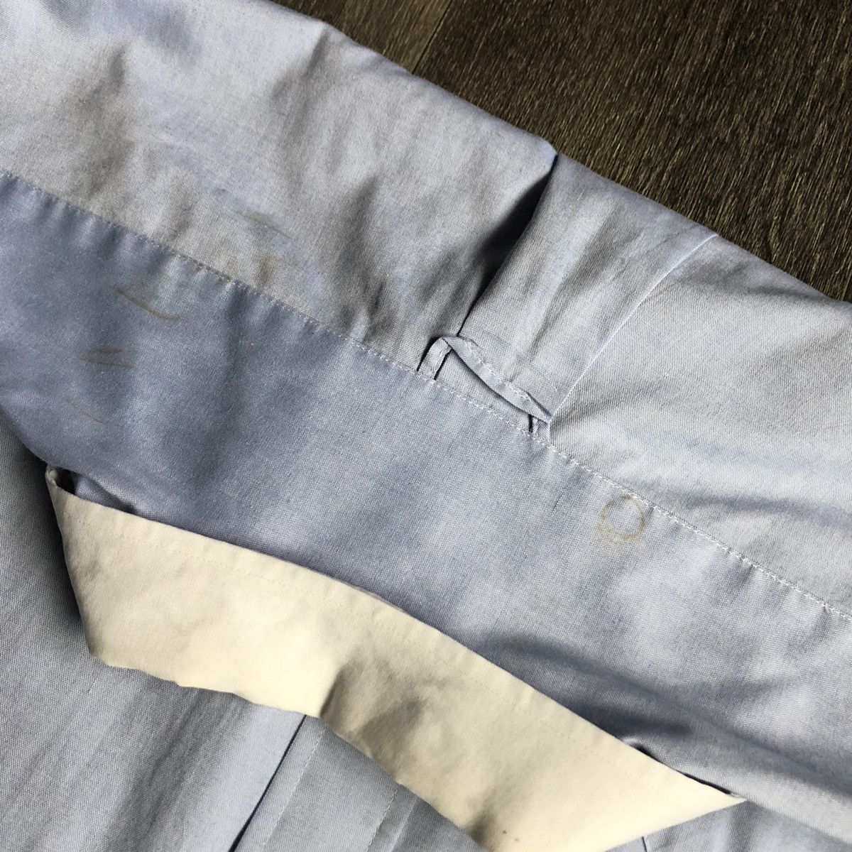 Vintage Vintage 1980s Miller & Rhoads Pinpoint Oxford Buttoned Shirt Size US L / EU 52-54 / 3 - 4 Thumbnail