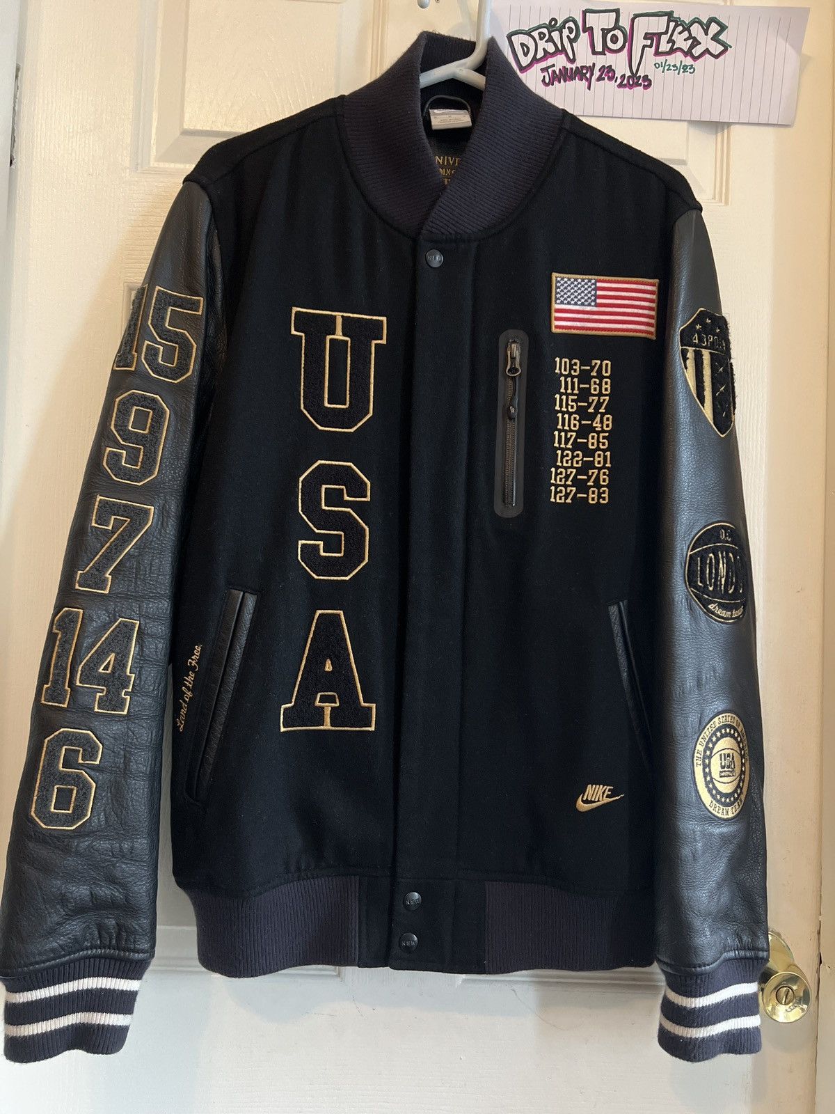 Nike × Varsity Jacket × Vintage Nike 20th Anniversary USA Basketball “Dream  Team” Varsity | Grailed