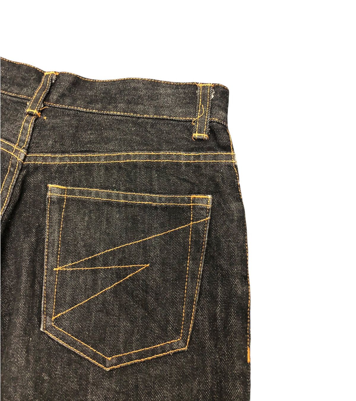 Issey Miyake × Pleats Please Issey Miyake × Vintage 🔥Sick🔥 SS-1990 Pleats (T.) Black Denim by Issey Miyake Size US 27 - 13 Thumbnail