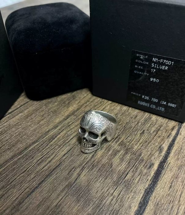 Number (N)ine Number (N)ine x magical design 950 Skull ring | Grailed