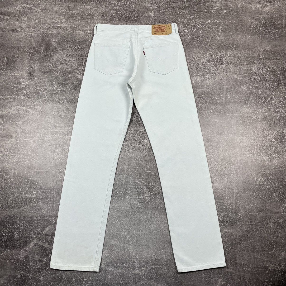 Levi's Vintage White Levi’s 501 Made in Hungary Jeans Size US 33 - 1 Thumbnail