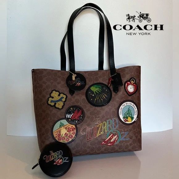 Coach purse retailer and wallet set