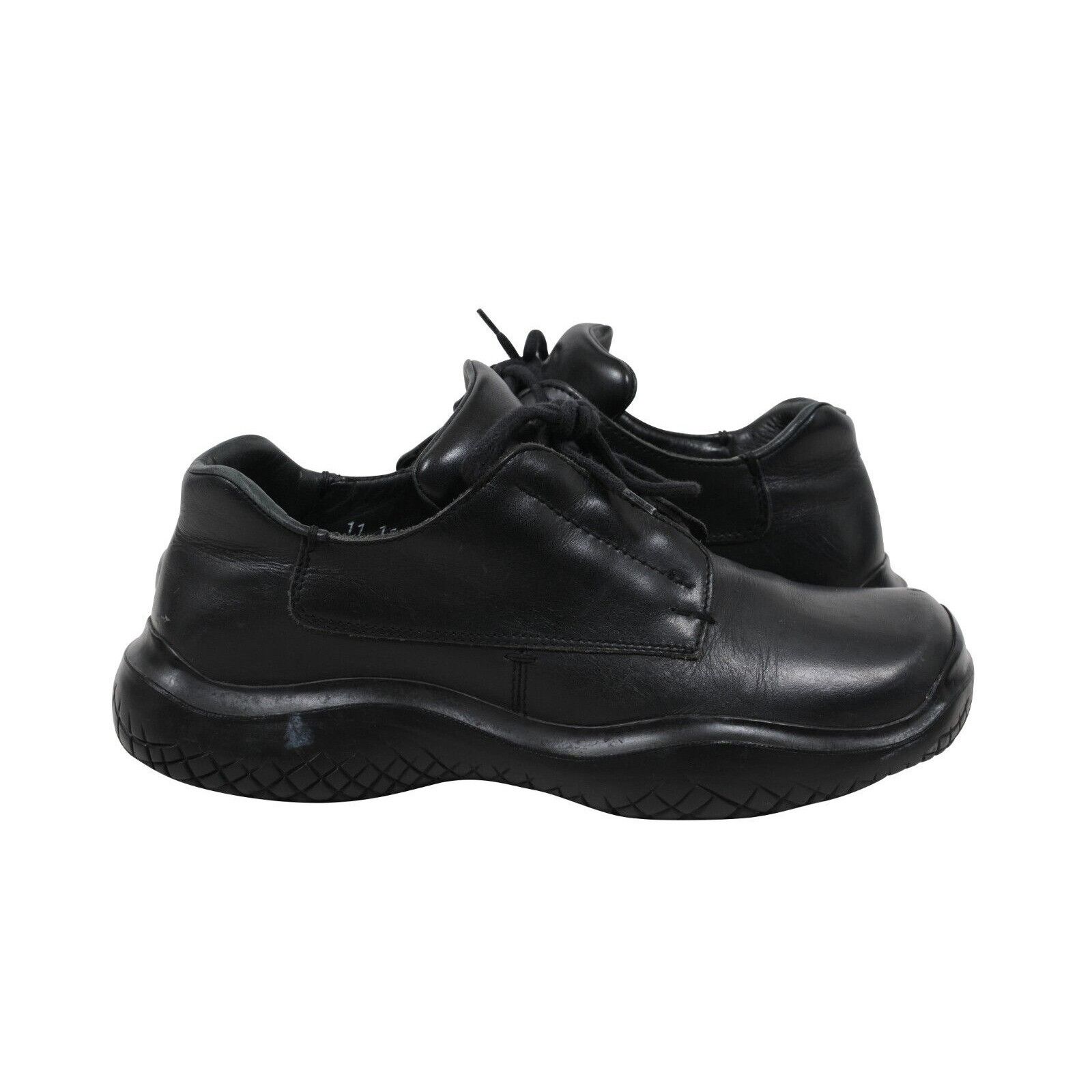 Prada AW99 Black Leather Square Toe Vintage Chunky Derby - 01498 Size US 8.5 / EU 41-42 - 4 Thumbnail