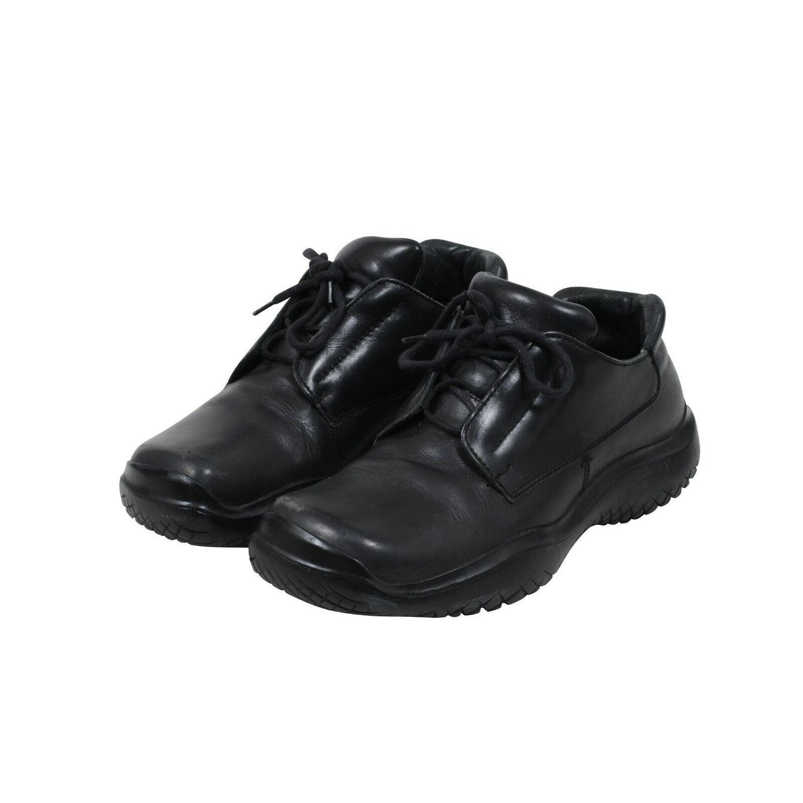 Prada AW99 Black Leather Square Toe Vintage Chunky Derby - 01498 Size US 8.5 / EU 41-42 - 3 Thumbnail