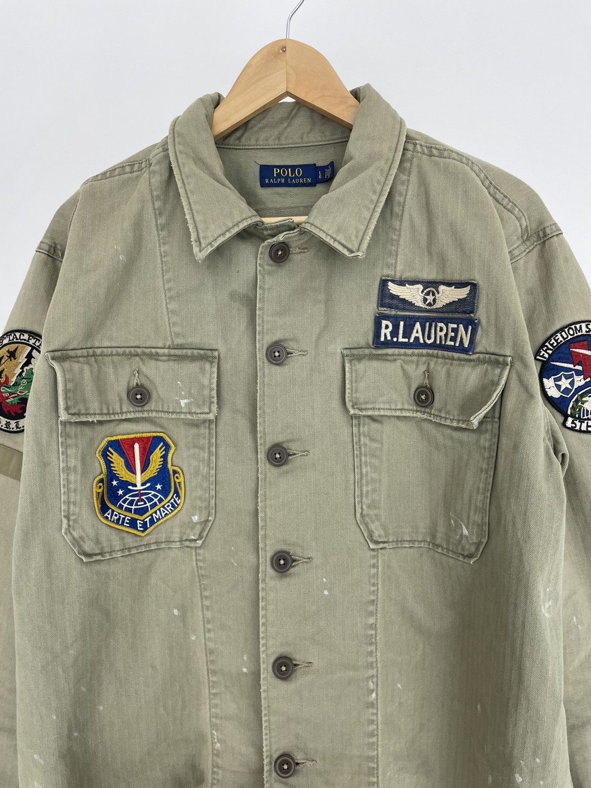 Polo Ralph Lauren Polo Ralph Lauren Military US army Tactical Jacket Size US L / EU 52-54 / 3 - 6 Thumbnail