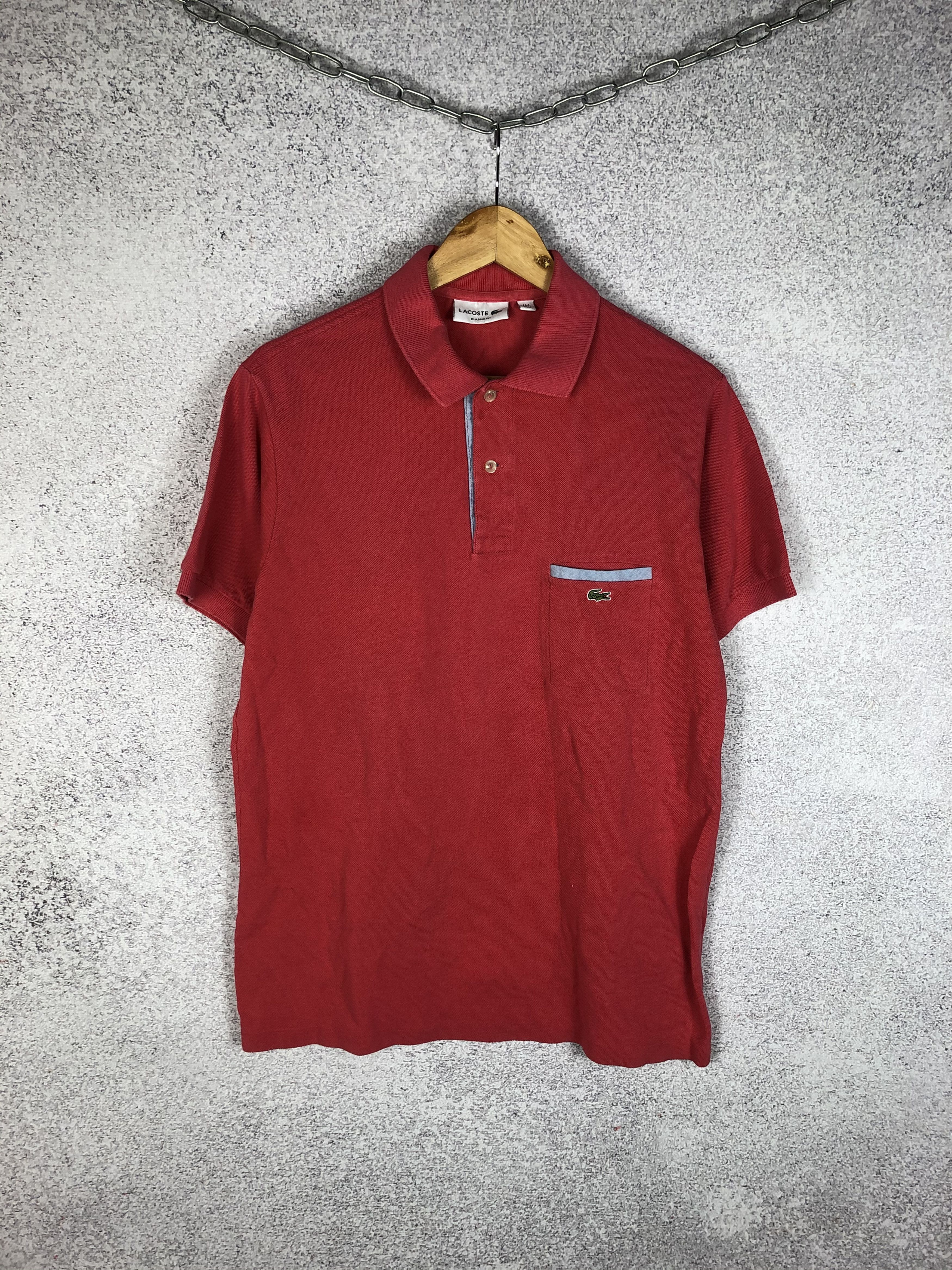 Lacoste Men’s Lacoste Streetwear Pink Polo Shirt slim fit Size US M / EU 48-50 / 2 - 1 Thumbnail