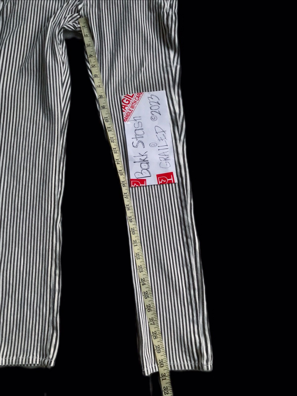 Japanese Brand × Seditionaries Vintage Seditionaries HellCatPunks Studded Stripes Pants Size US 31 - 5 Thumbnail