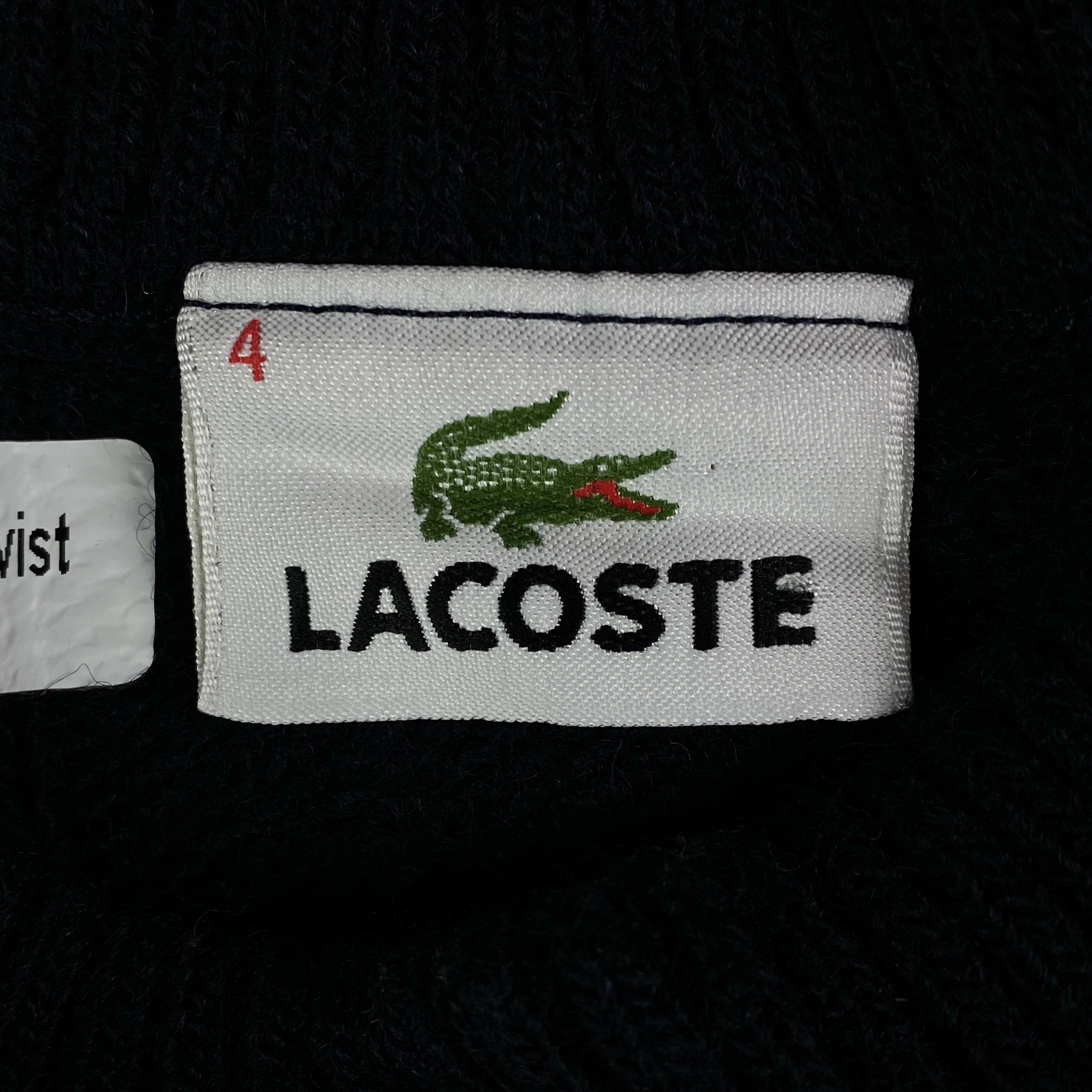 Lacoste × Vintage Mens Lacoste Vintage Sweater Size 4 Size US M / EU 48-50 / 2 - 5 Thumbnail