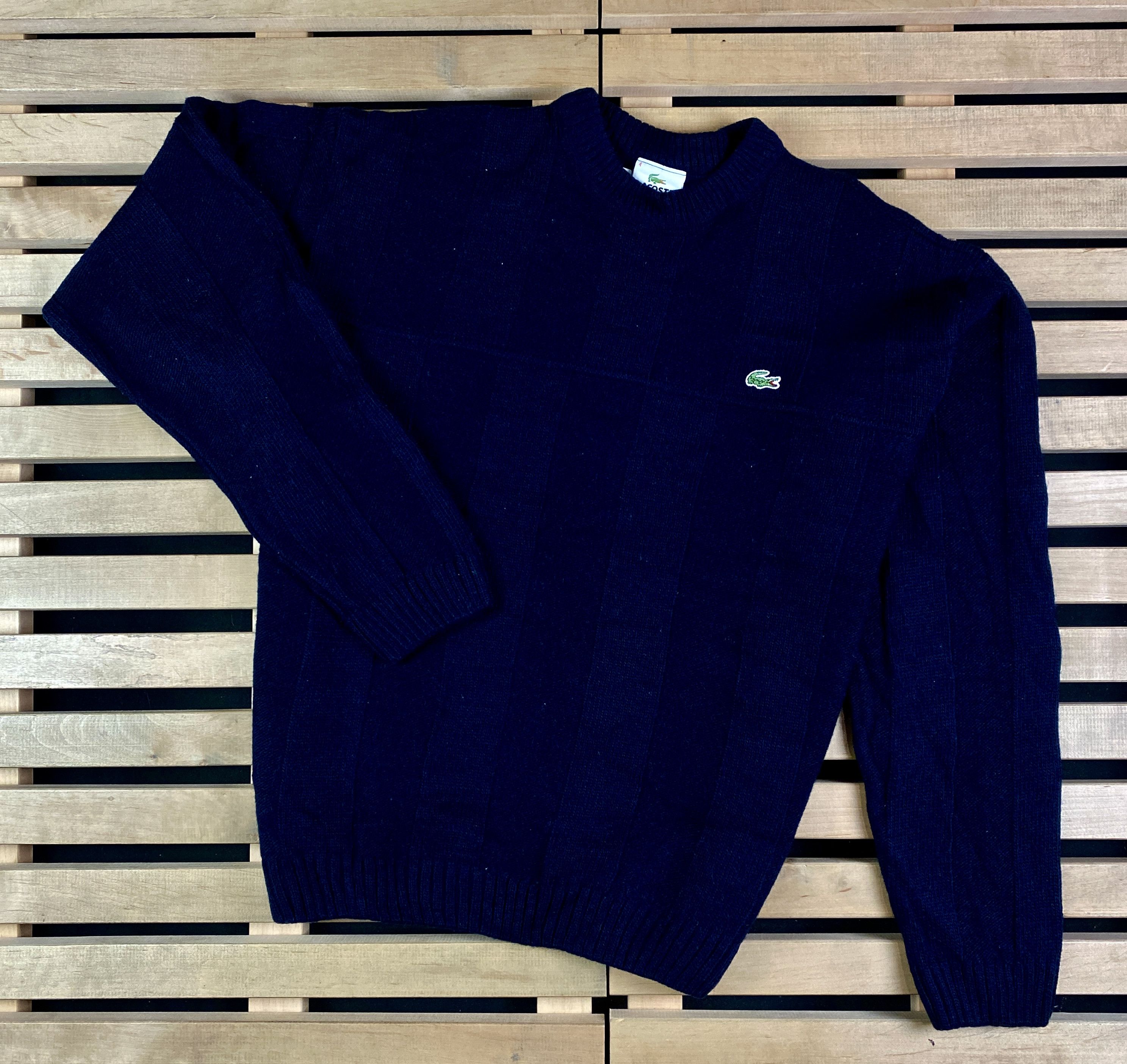 Lacoste × Vintage Mens Lacoste Vintage Sweater Size 4 Size US M / EU 48-50 / 2 - 1 Thumbnail