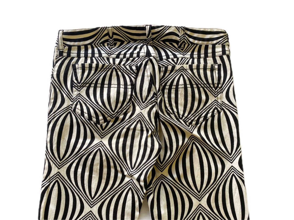 Katharine Hamnett London Katherine Hamnett Psychedelic Design Flare Pants Size US 31 - 12 Thumbnail