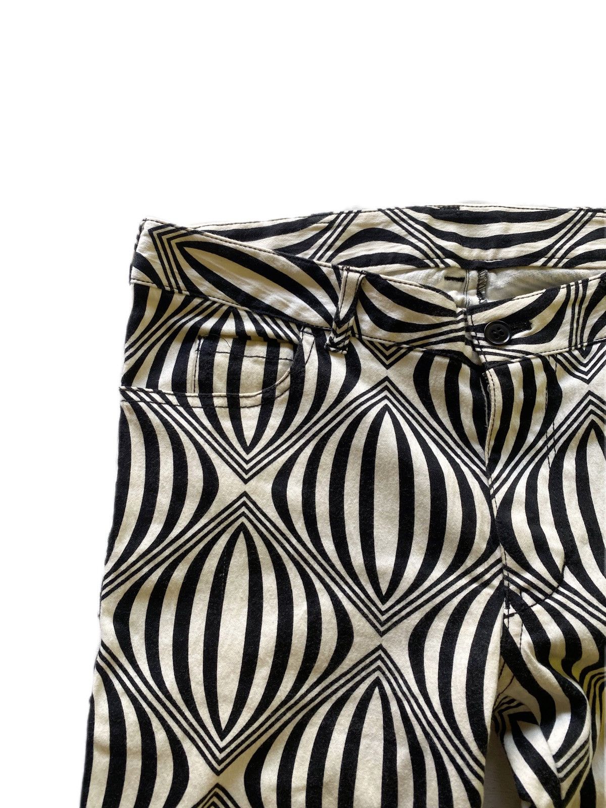 Katharine Hamnett London Katherine Hamnett Psychedelic Design Flare Pants Size US 31 - 4 Thumbnail