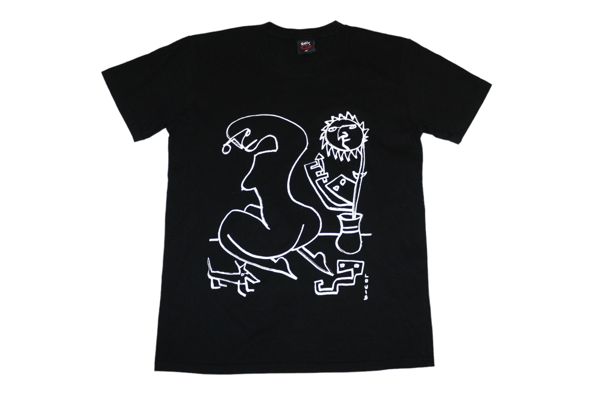 Sex Skateboards 💥DEADSTOCK💥 Sex Skateboards Louis Art Work T Shirt Size US M / EU 48-50 / 2 - 2 Thumbnail