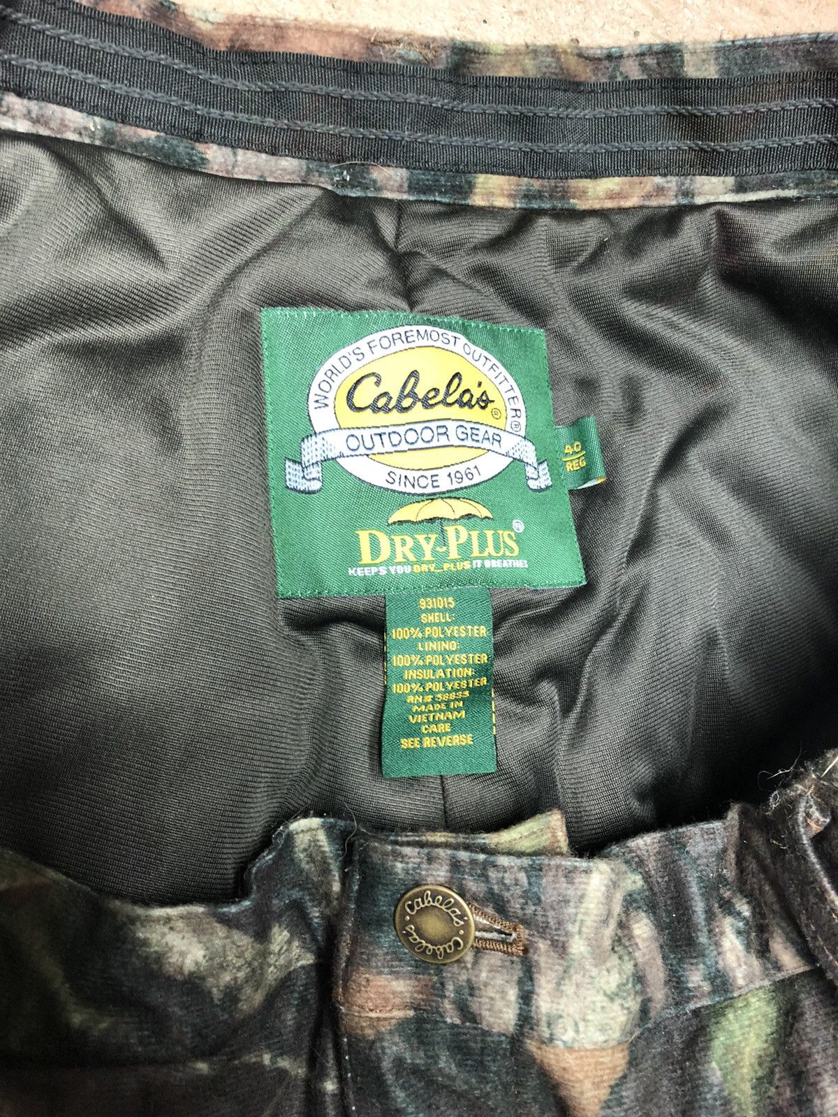 Cabelas × Goretex Cabelas dry plus camouflage cargo pants insulated Size US 40 / EU 56 - 5 Thumbnail