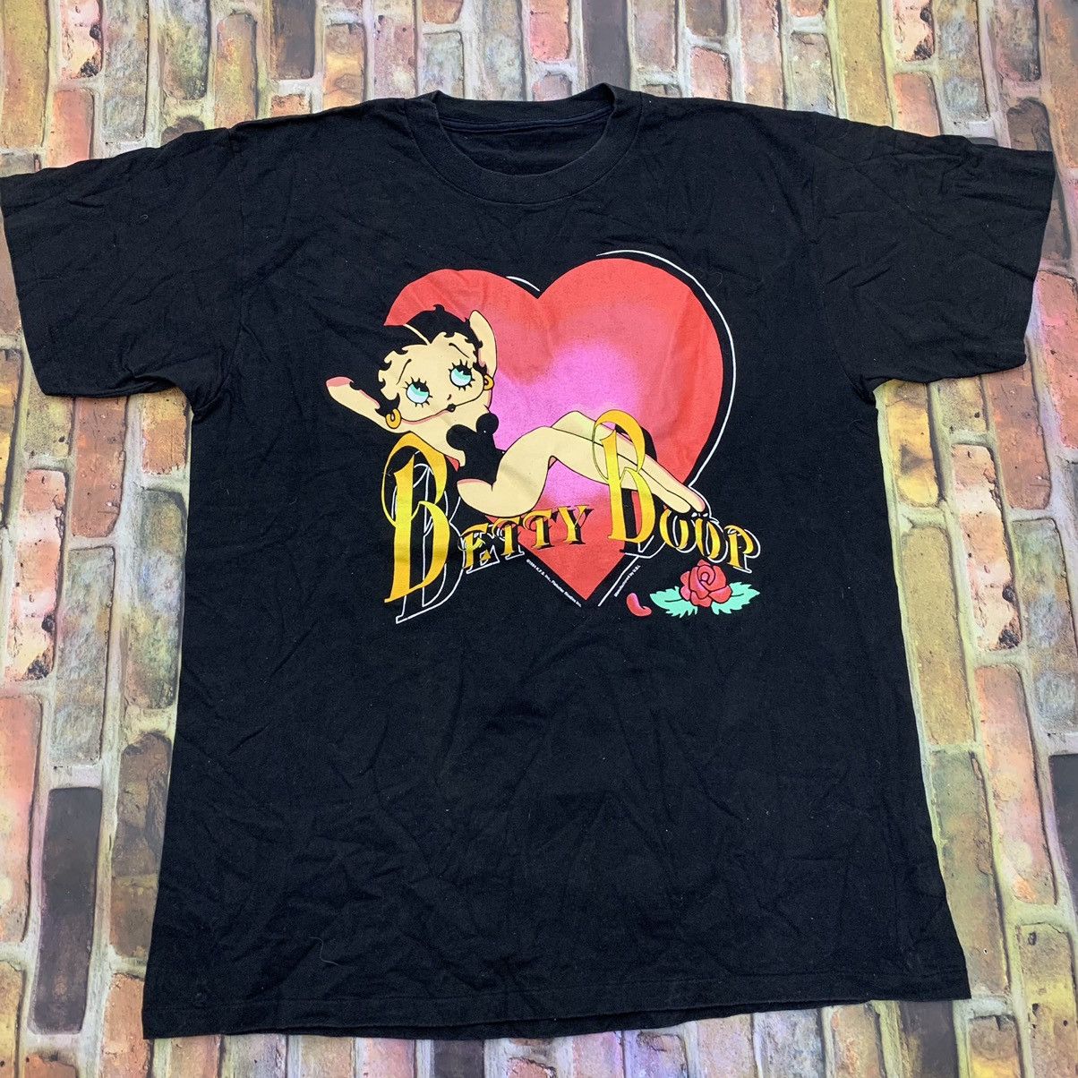 Vintage Vintage Betty Boop tee Size US XL / EU 56 / 4 - 1 Thumbnail