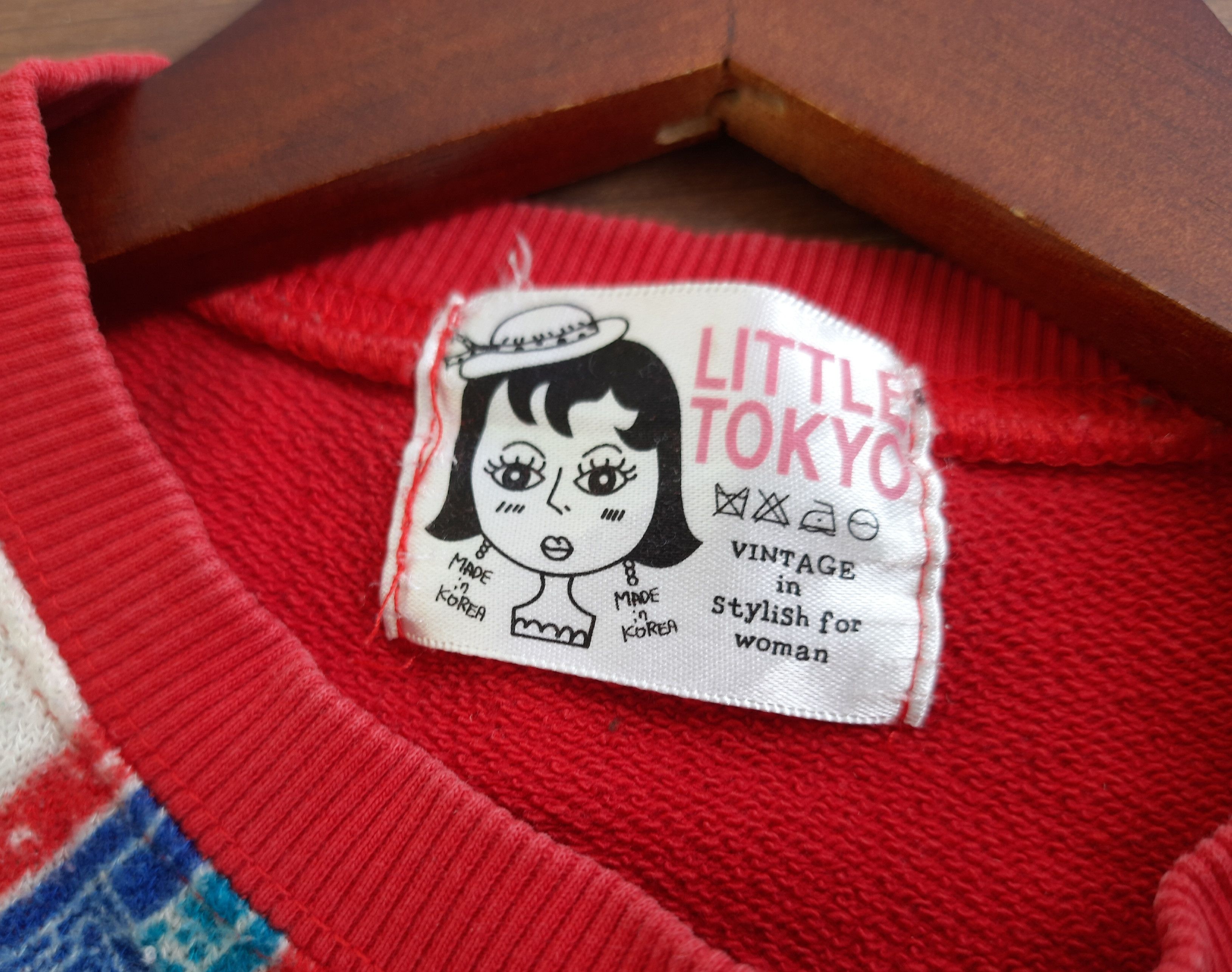 Japanese Brand Y2K Little Tokyo Vintage Crewneck Sweatshirt Size US M / EU 48-50 / 2 - 6 Thumbnail