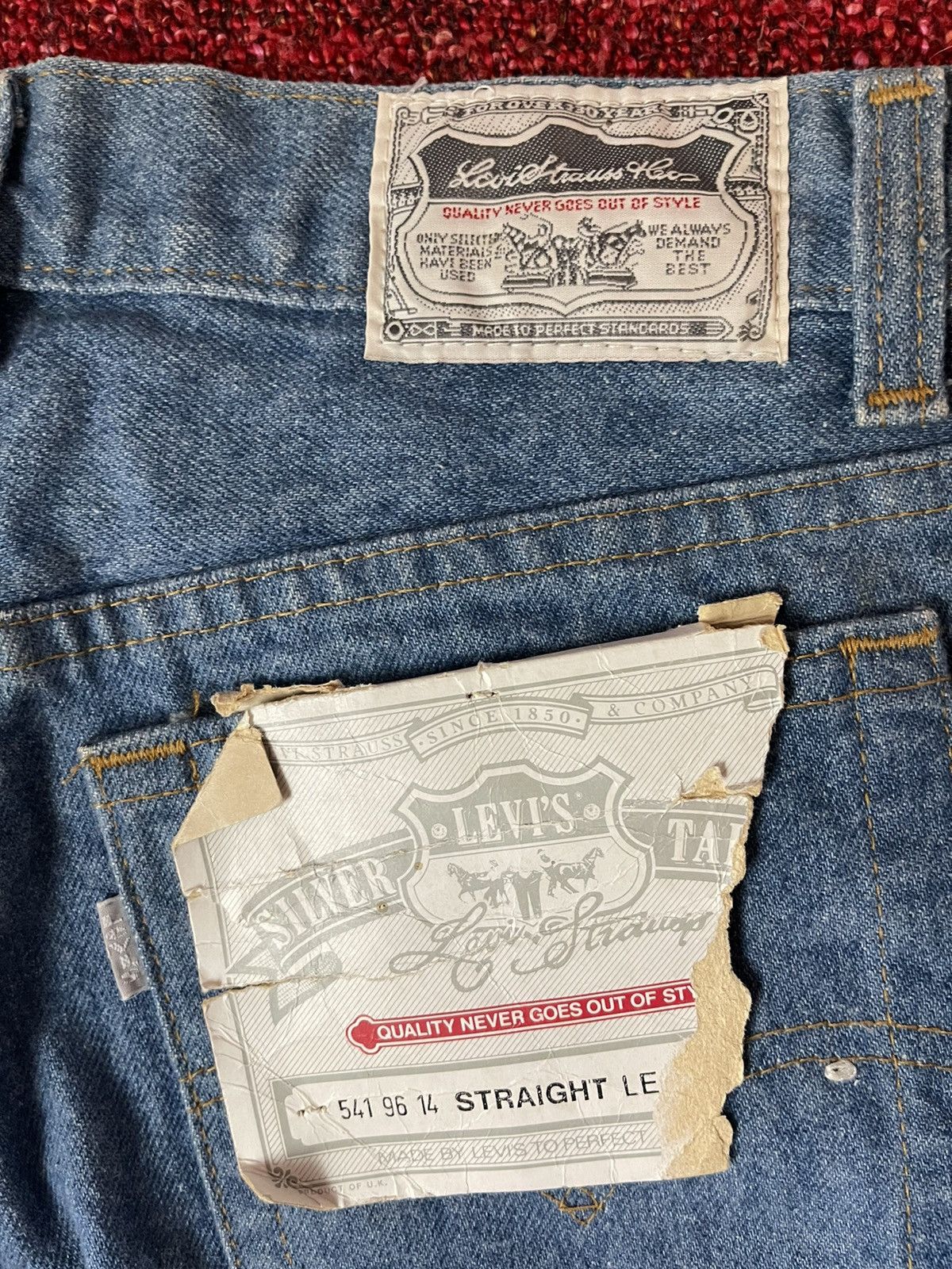Levi's × Levi's Vintage Clothing × Vintage Levi’s Deadstock silver tab vintage denim pants jeans Size US 28 / EU 44 - 4 Thumbnail
