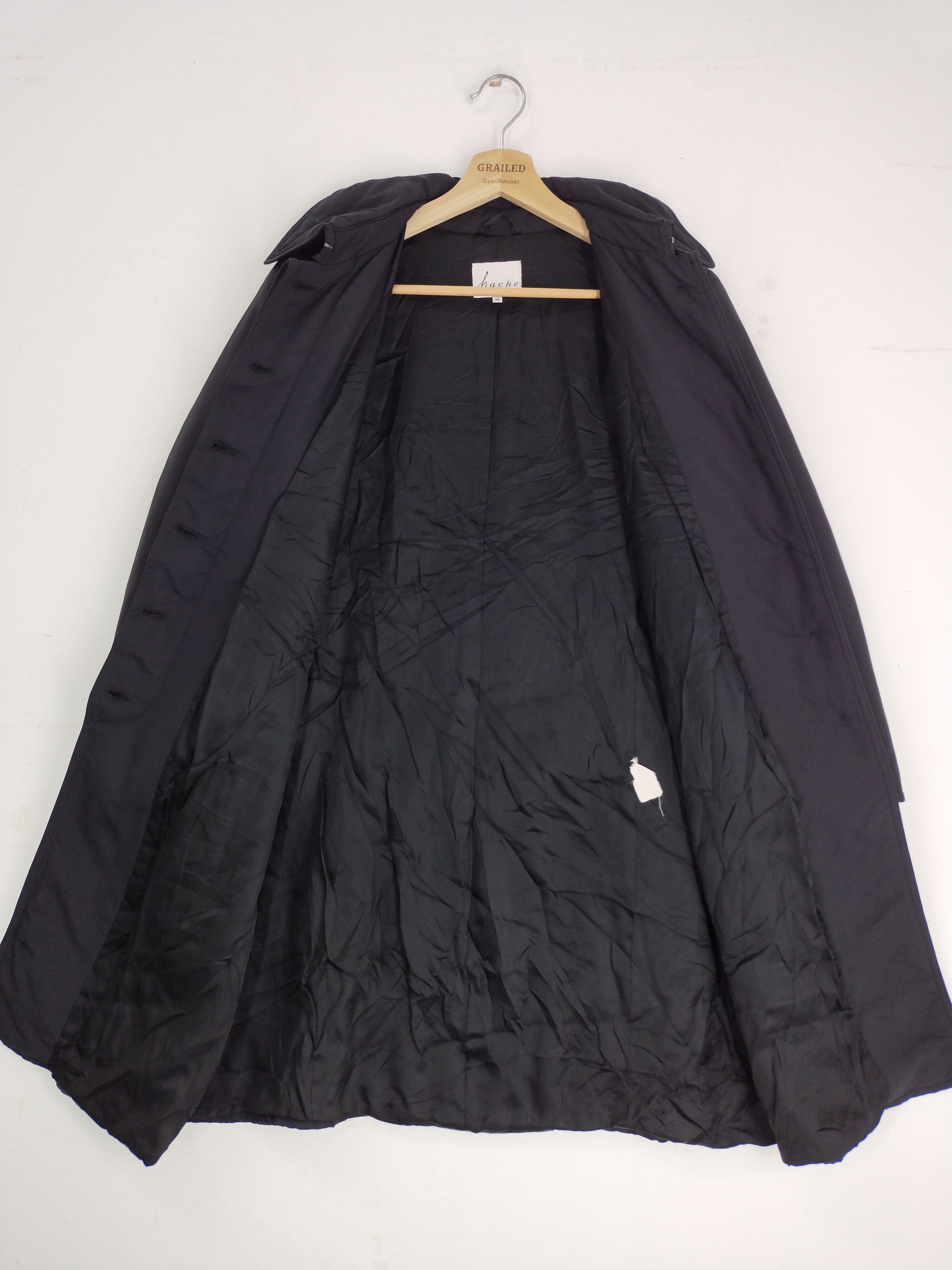 Japanese Brand HACHE Trench Coat Jacket Size US S / EU 44-46 / 1 - 11 Thumbnail