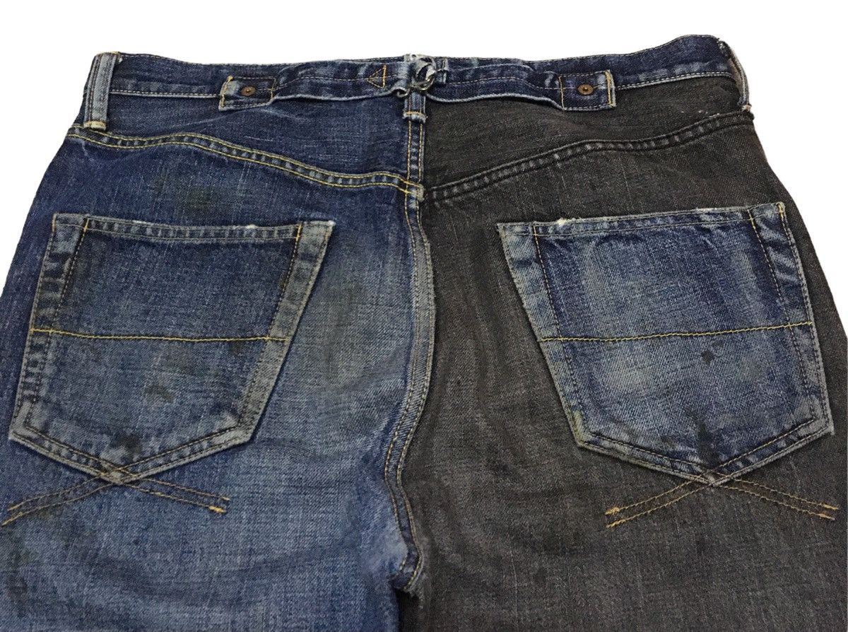 If Six Was Nine Rare Vintage Miharayasuhiro Selvedge Cropped Jeans 1990s Size US 33 - 4 Thumbnail
