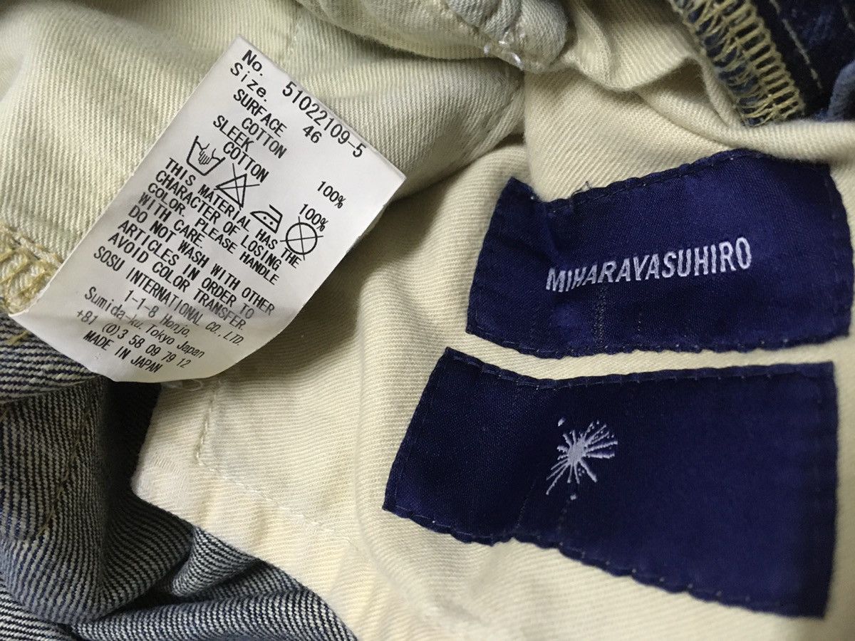If Six Was Nine Rare Vintage Miharayasuhiro Selvedge Cropped Jeans 1990s Size US 33 - 9 Thumbnail