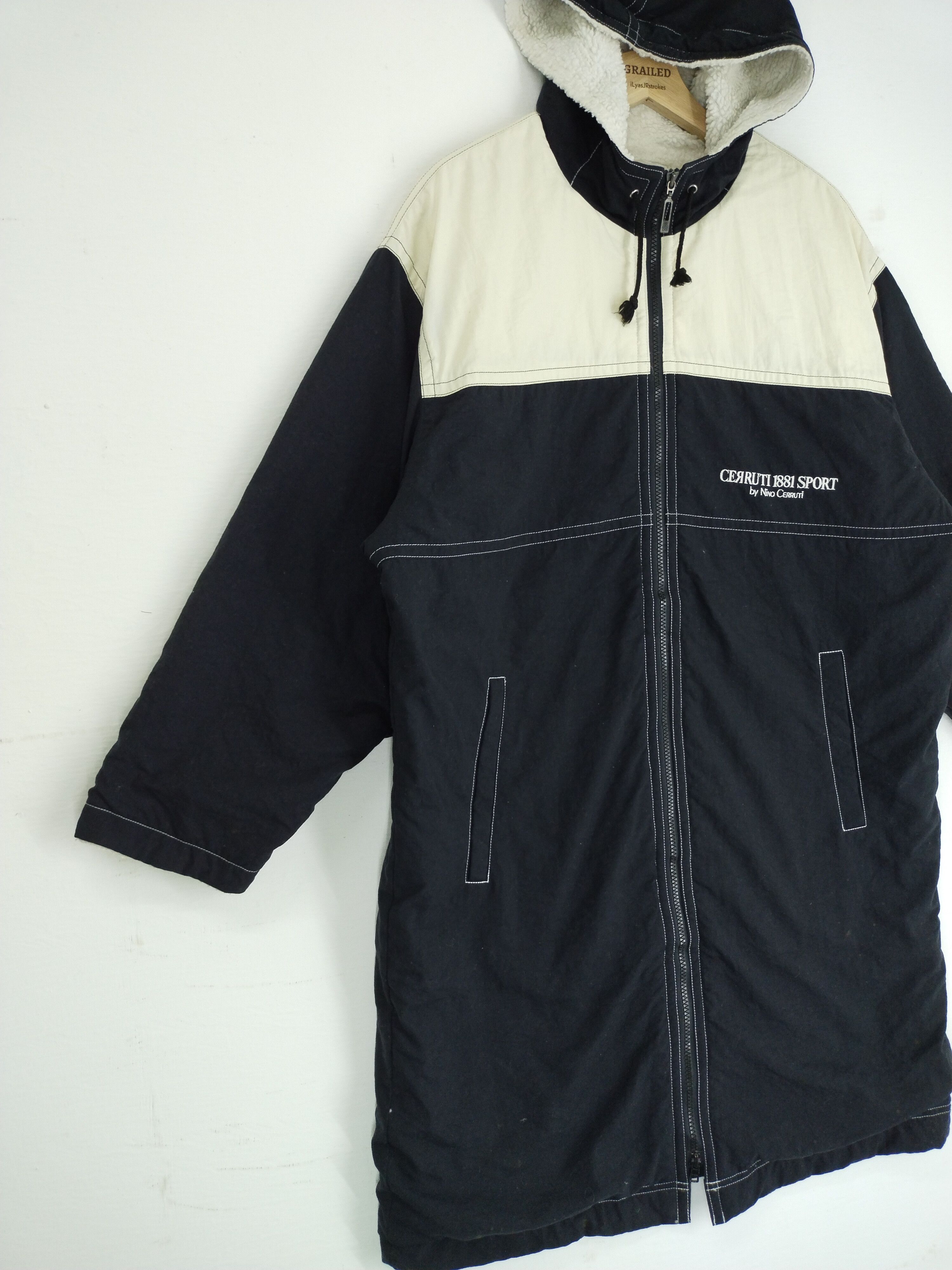 Cerruti 1881 × Vintage Vintage 90s CERRUTI 1881 Sports Raincoat/Trench Coat Jacket Size US L / EU 52-54 / 3 - 3 Thumbnail