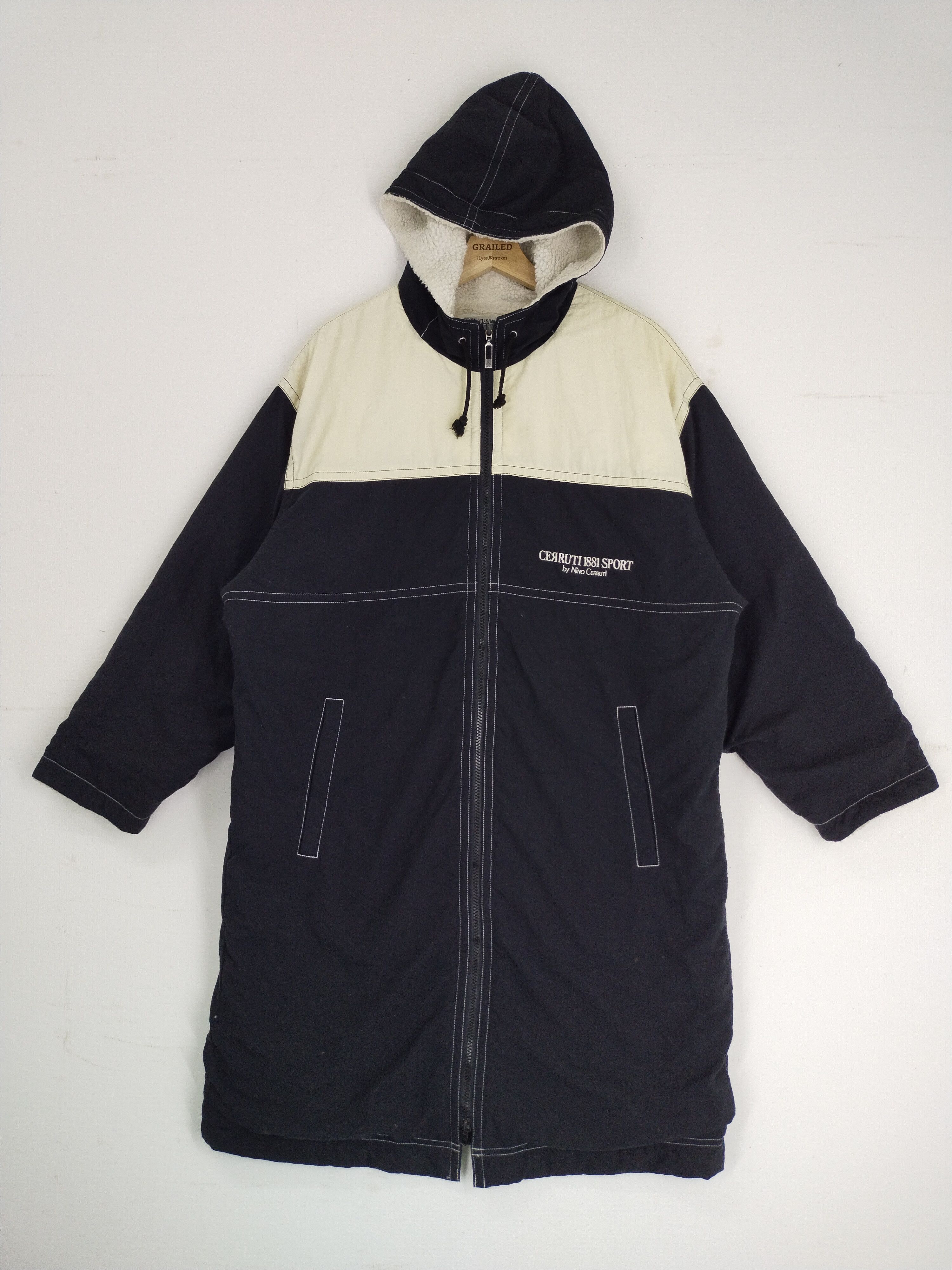Cerruti 1881 × Vintage Vintage 90s CERRUTI 1881 Sports Raincoat/Trench Coat Jacket Size US L / EU 52-54 / 3 - 5 Thumbnail