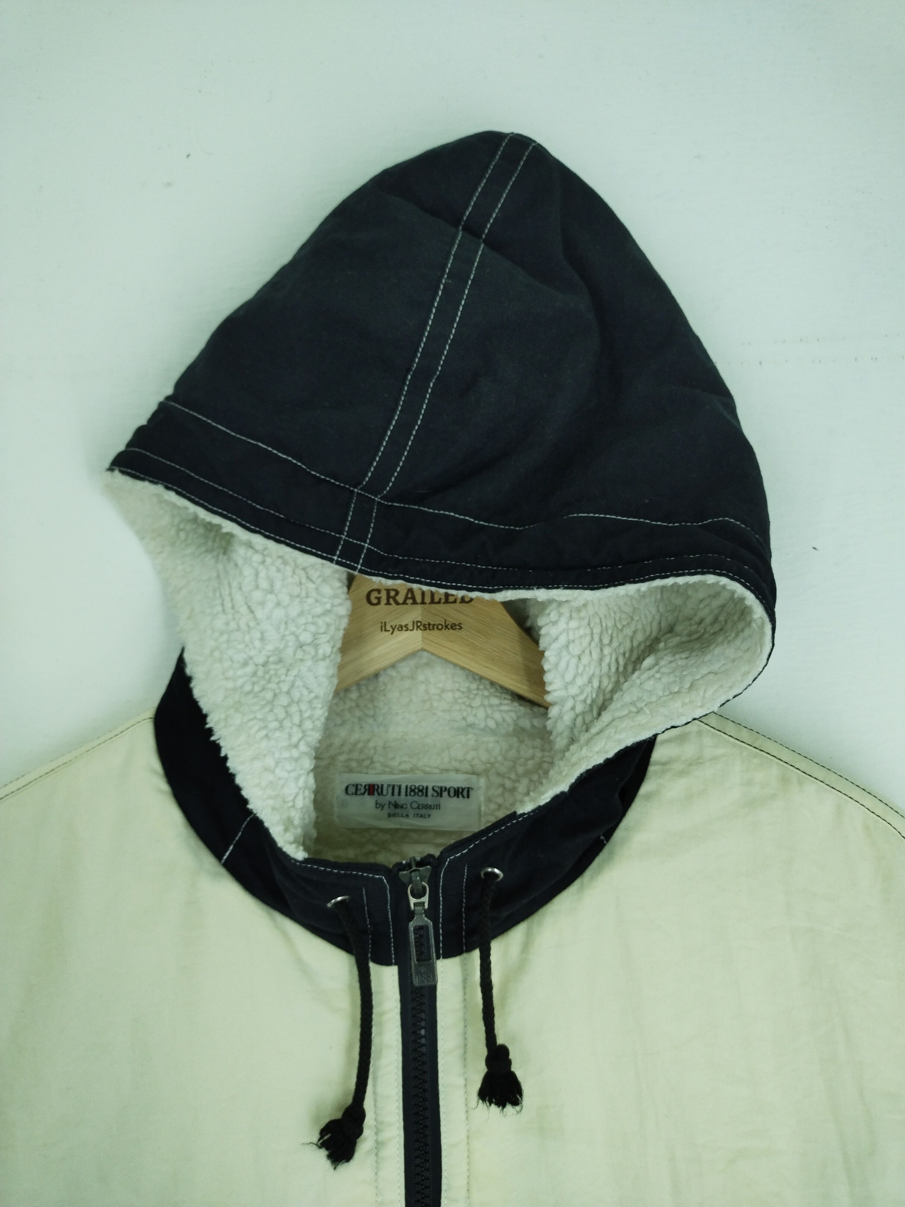 Cerruti 1881 × Vintage Vintage 90s CERRUTI 1881 Sports Raincoat/Trench Coat Jacket Size US L / EU 52-54 / 3 - 6 Thumbnail