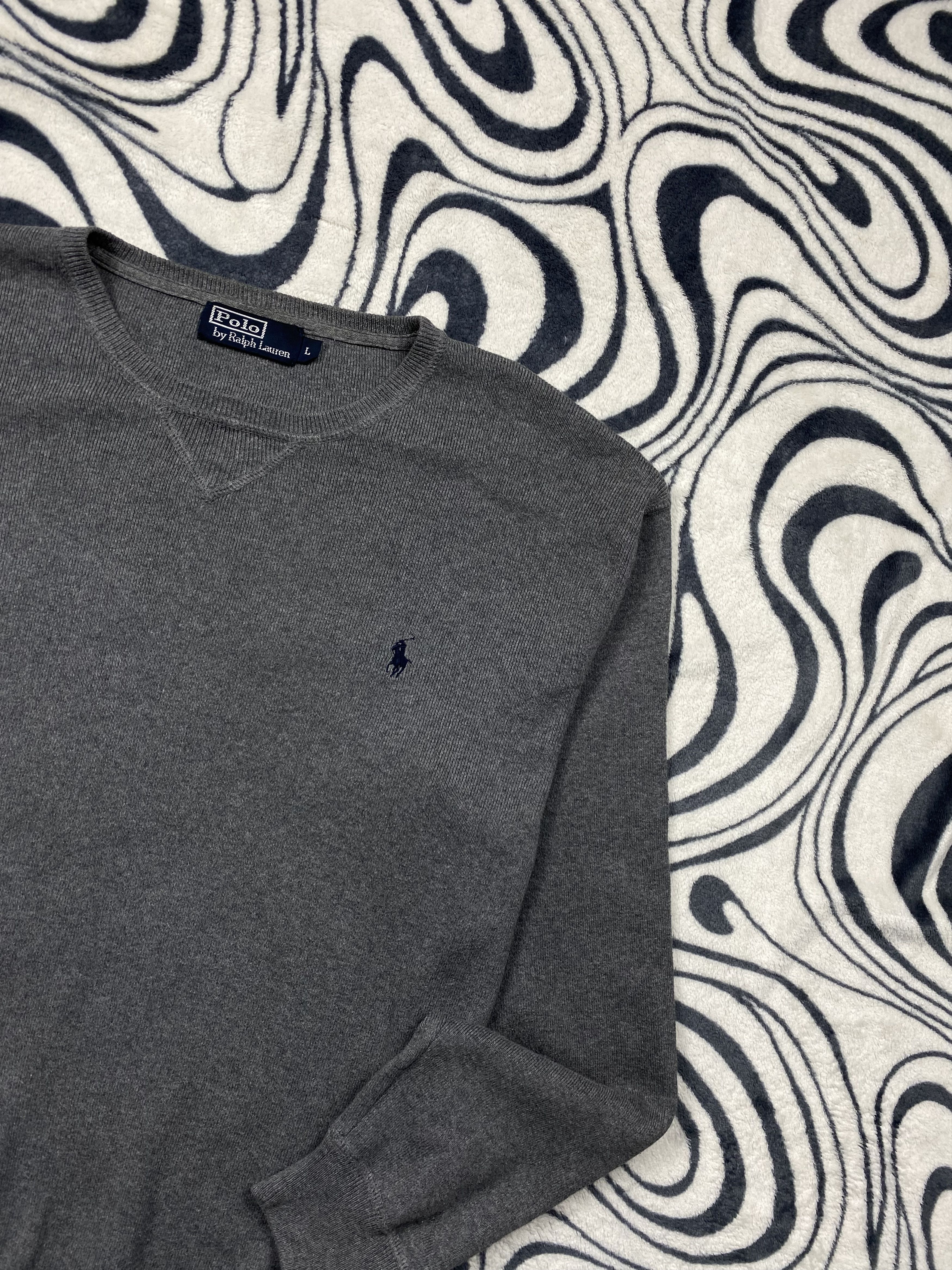 Polo Ralph Lauren × Ralph Lauren × Vintage Polo Ralph Lauren Mens Sweater Sweatshirt Size US L / EU 52-54 / 3 - 2 Thumbnail