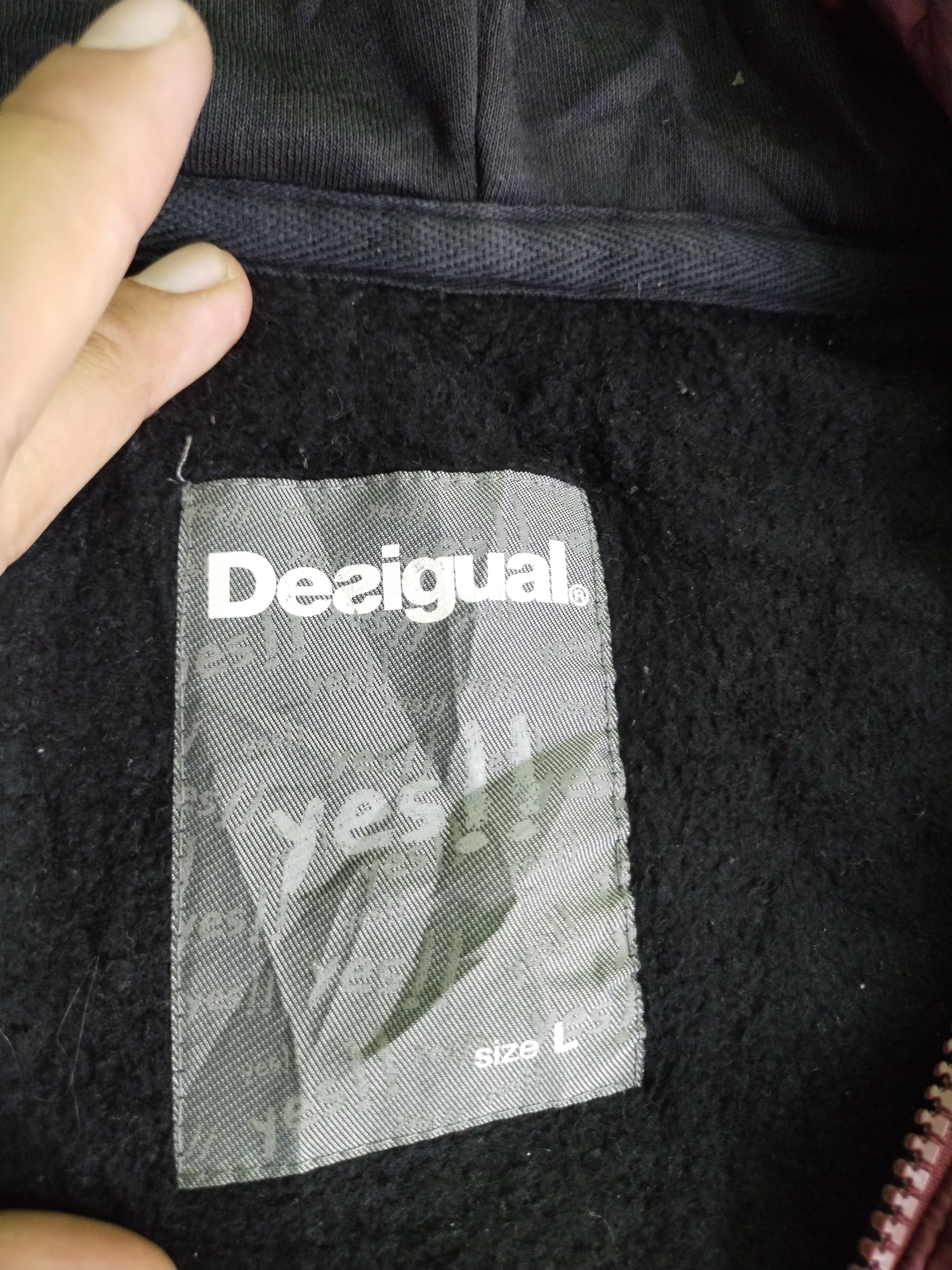 Desigual × Japanese Brand Vintage 90s Desigual YES!! YES!! YES!! Hoodie Jacket Size US L / EU 52-54 / 3 - 17 Thumbnail