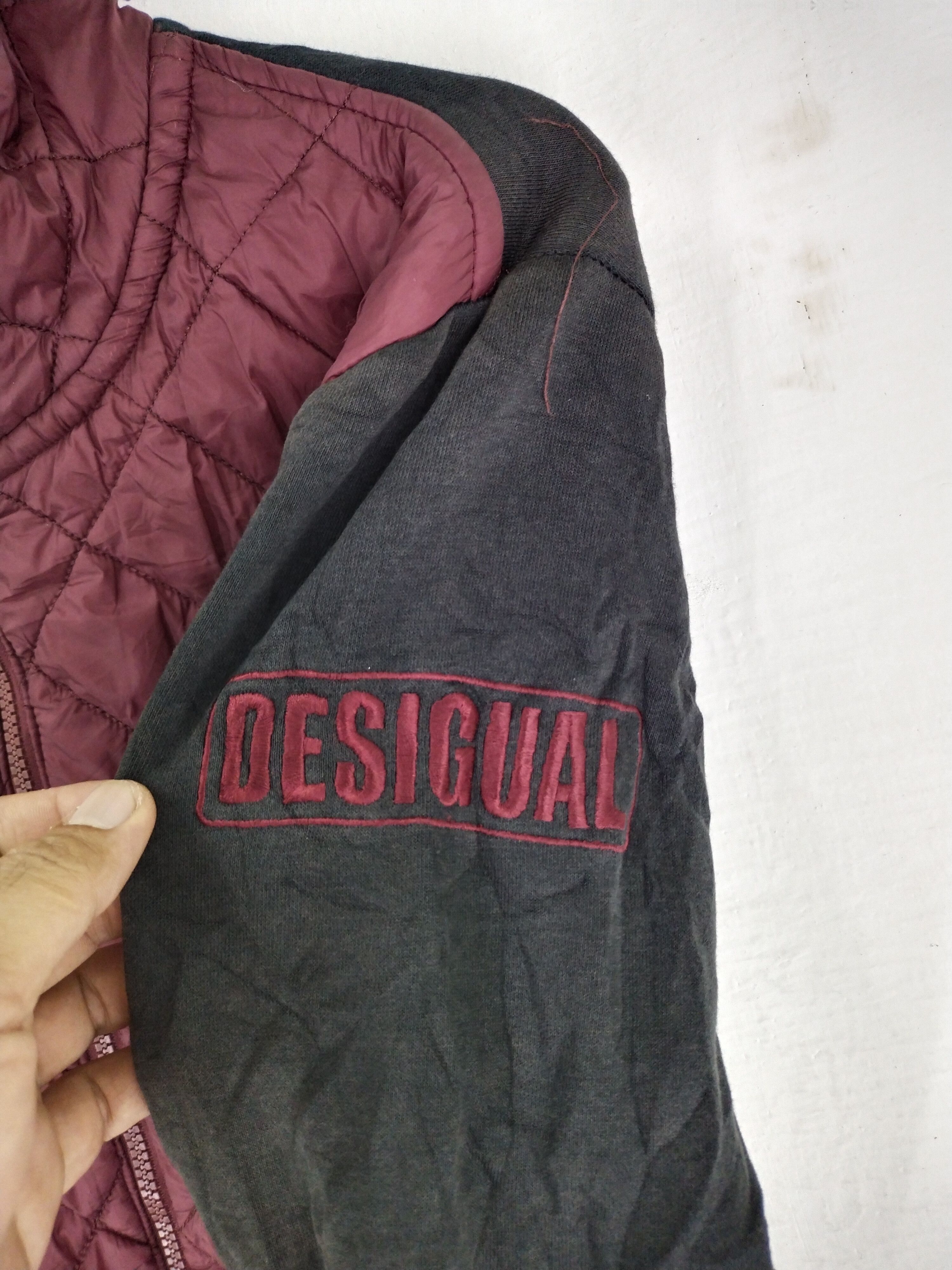 Desigual × Japanese Brand Vintage 90s Desigual YES!! YES!! YES!! Hoodie Jacket Size US L / EU 52-54 / 3 - 8 Thumbnail