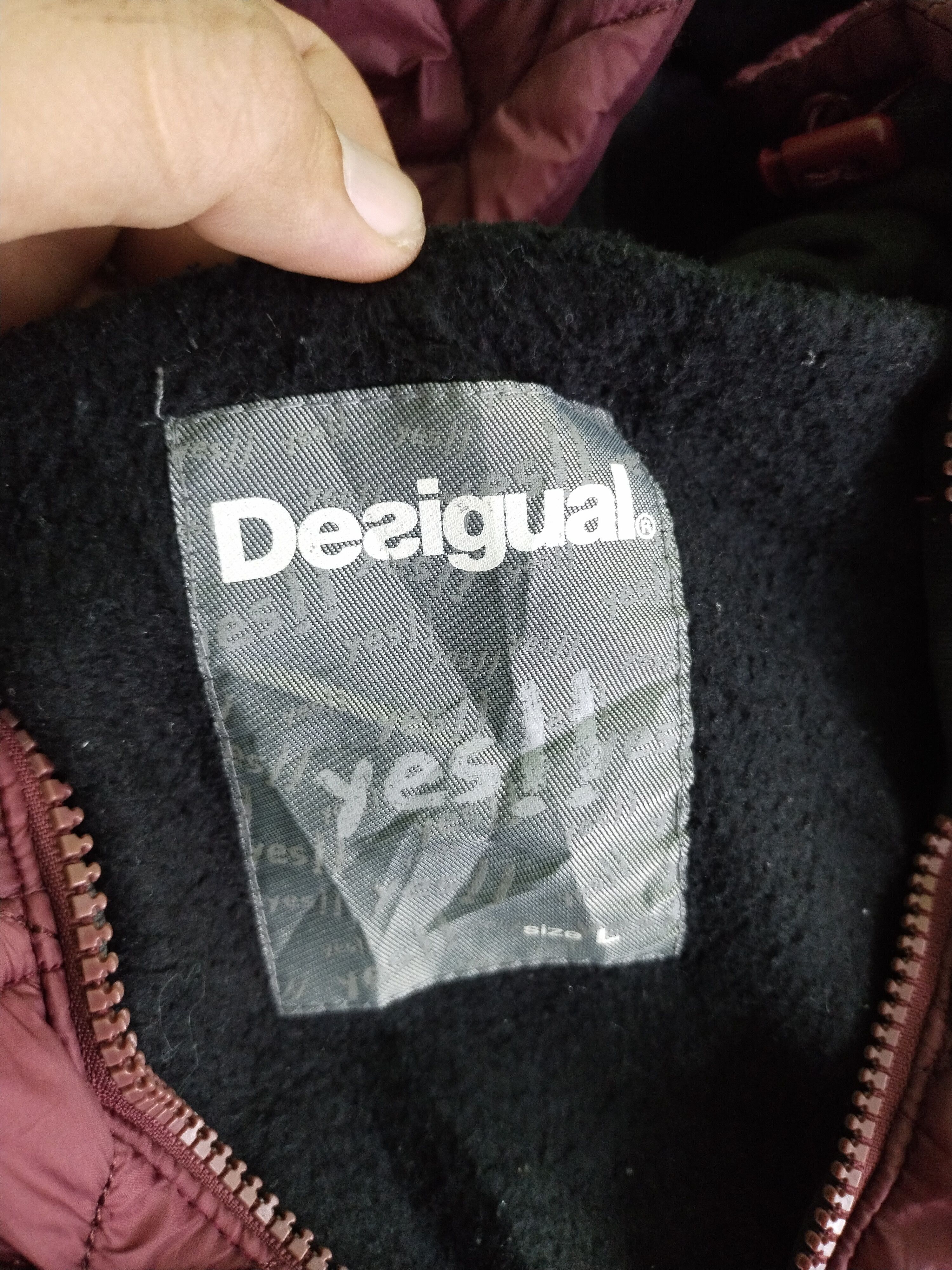 Desigual × Japanese Brand Vintage 90s Desigual YES!! YES!! YES!! Hoodie Jacket Size US L / EU 52-54 / 3 - 16 Thumbnail