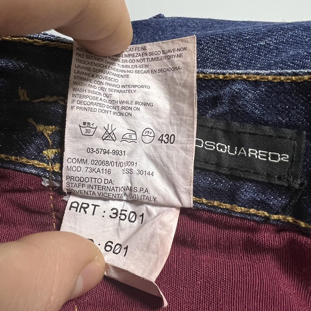Dsquared2 Dsquared2 distressed slim jeans Size US 32 / EU 48 - 21 Thumbnail