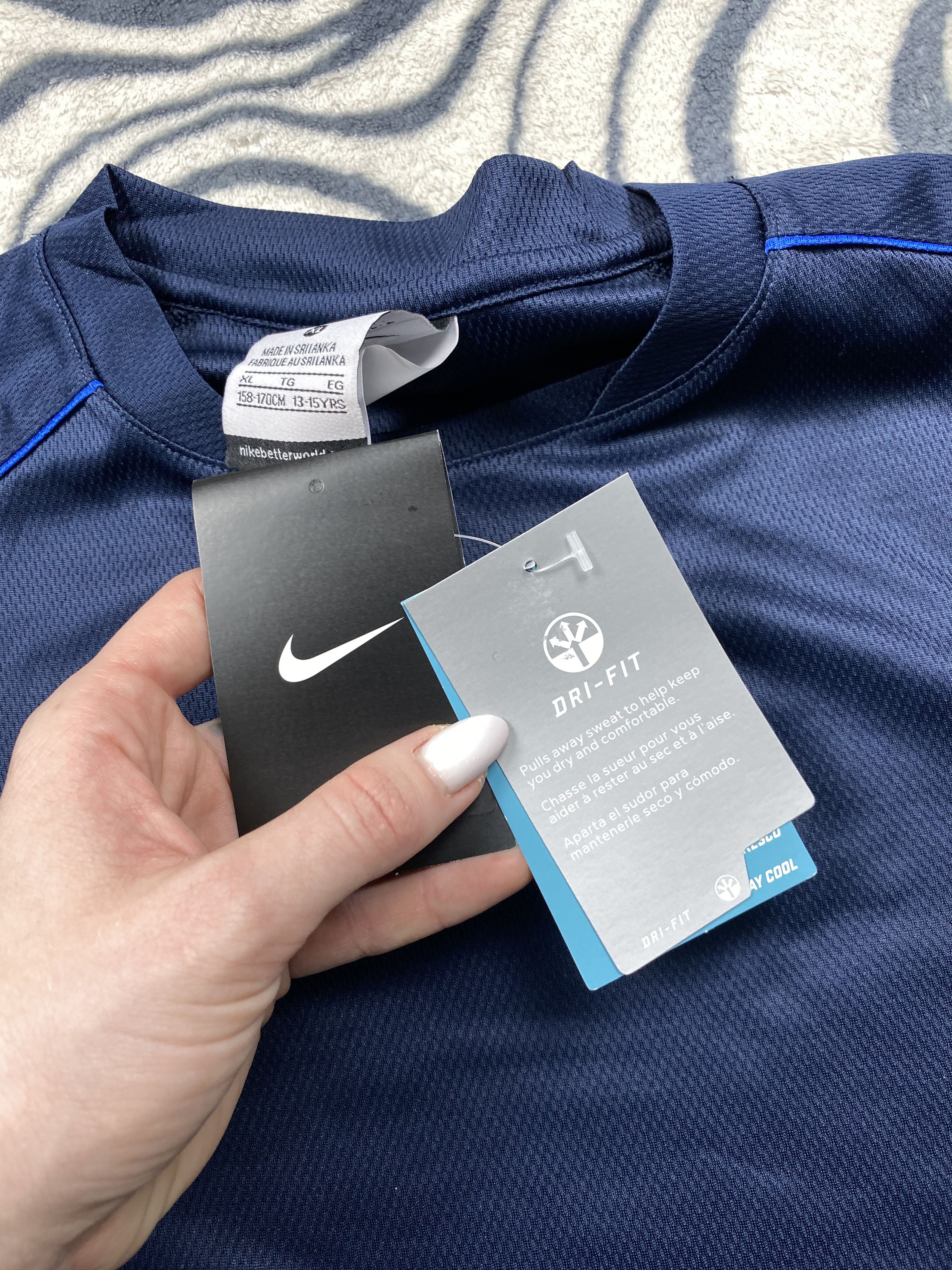 Nike NEW! Nike Dri Fit Mens T-Shirt Tee Y2K Drill Size US S / EU 44-46 / 1 - 5 Thumbnail