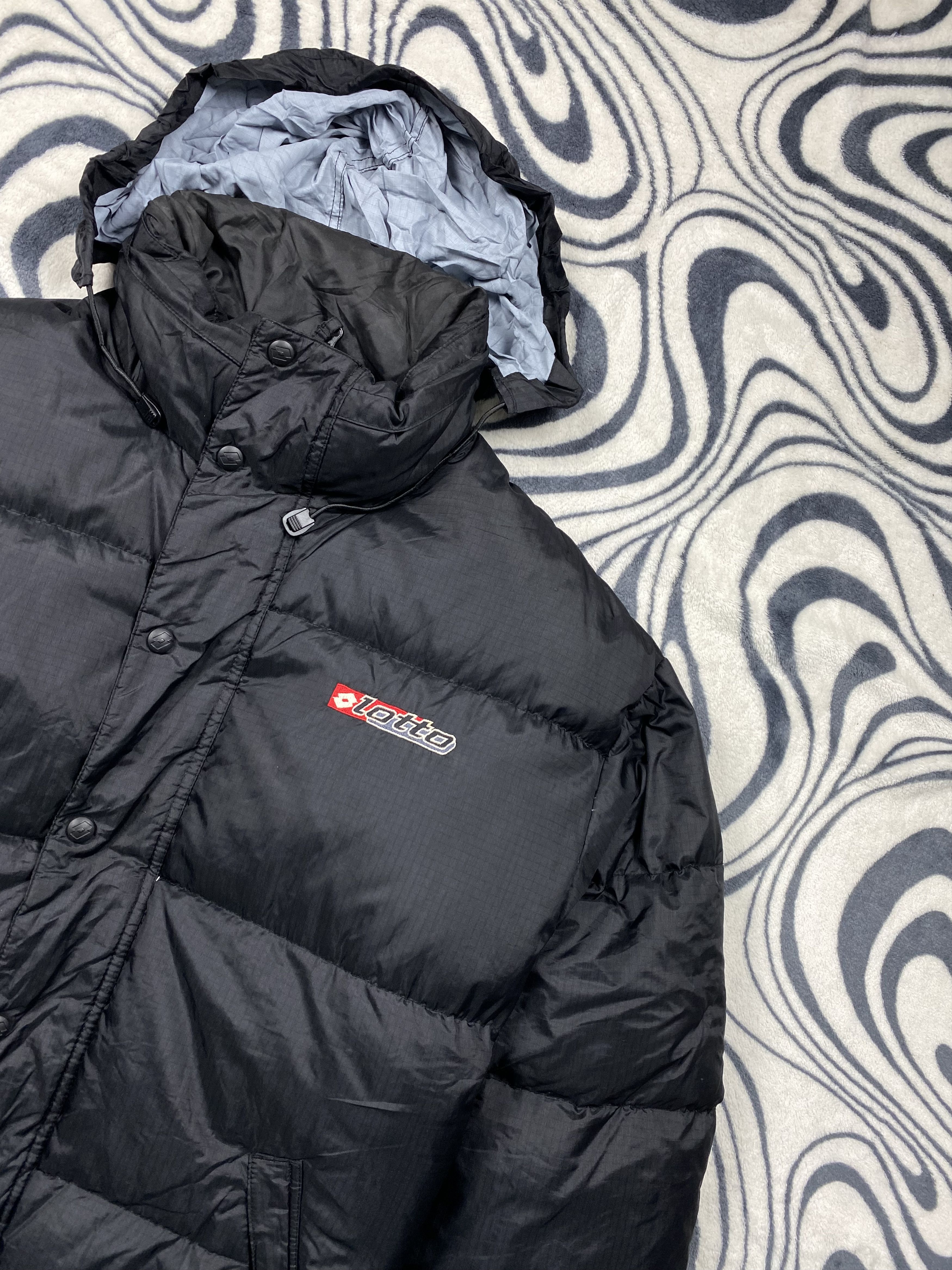 Lotto Sport Lotto 90s Vintage Mens Goose Down Puffer Jacket Size US M / EU 48-50 / 2 - 2 Thumbnail