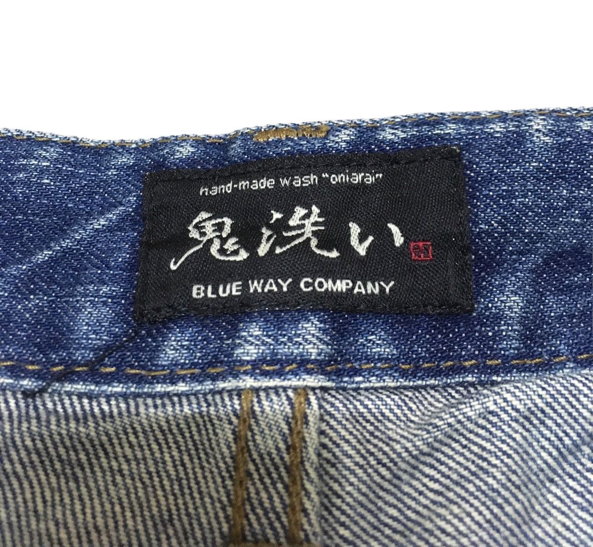 If Six Was Nine × Japanese Brand Rare Design Vintage Brand Blue Way Distressed Jeans 1990s Size US 30 / EU 46 - 8 Thumbnail