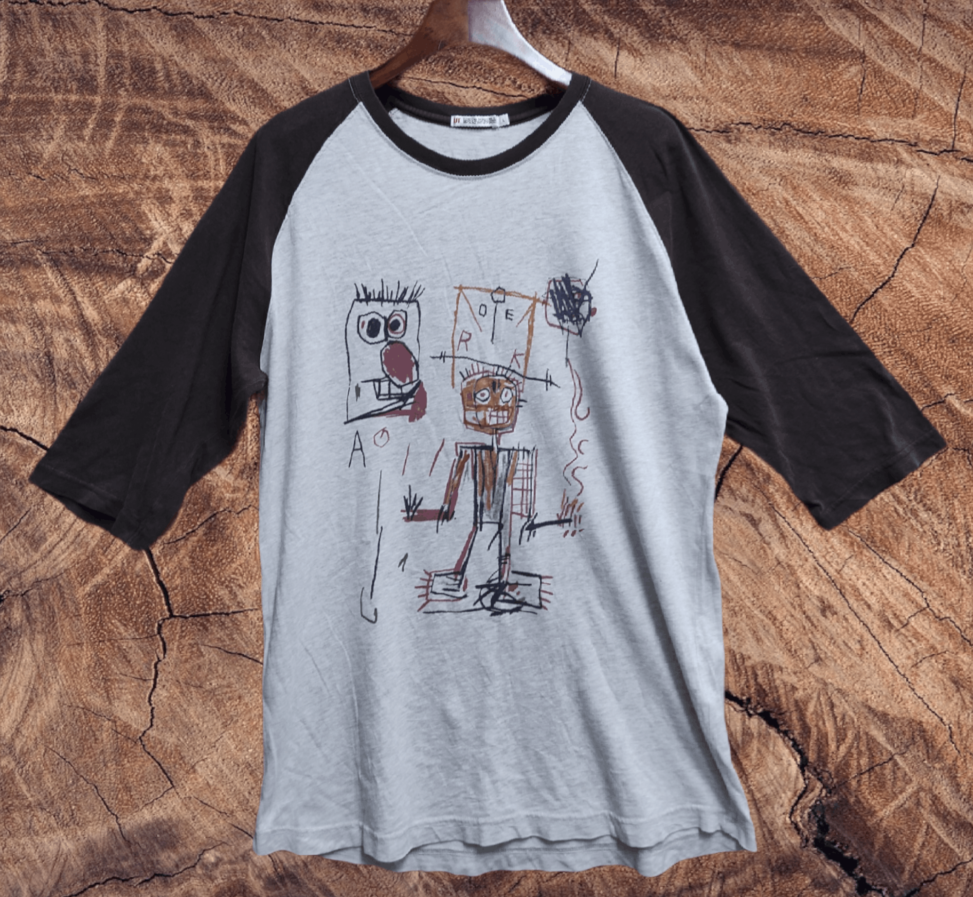 Jean-Michel Basquiat JEAN MICHEL BASQUIAT X UNIQLO QUARTER SLEEVE SHIRT Size US M / EU 48-50 / 2 - 1 Thumbnail