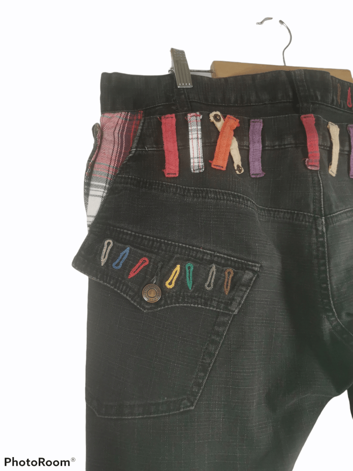 Japanese Brand BreathMINt BRTHBREATH Japan Double Waist Denim Jeans Size US 36 / EU 52 - 2 Thumbnail