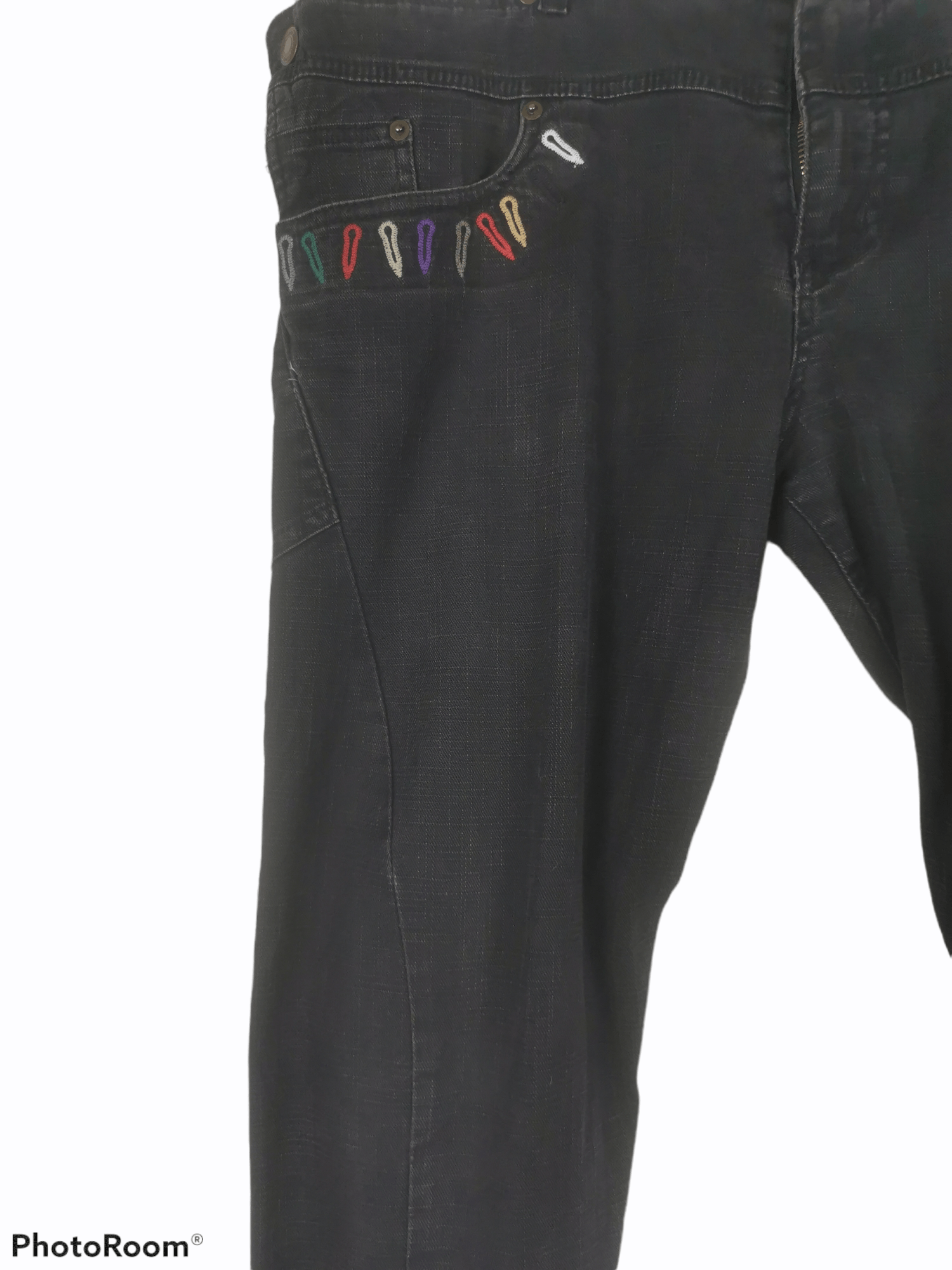 Japanese Brand BreathMINt BRTHBREATH Japan Double Waist Denim Jeans Size US 36 / EU 52 - 8 Thumbnail
