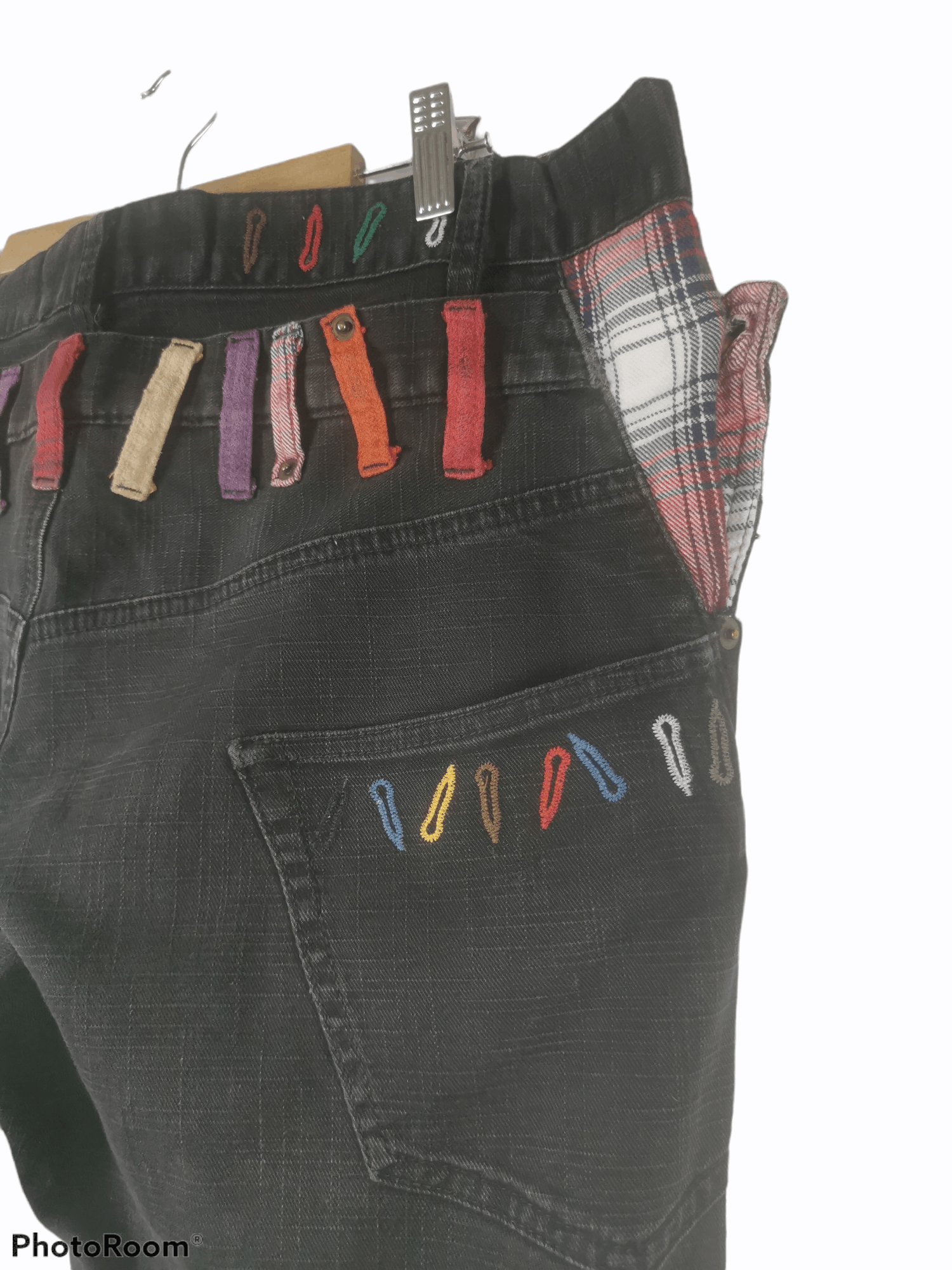Japanese Brand BreathMINt BRTHBREATH Japan Double Waist Denim Jeans Size US 36 / EU 52 - 3 Thumbnail