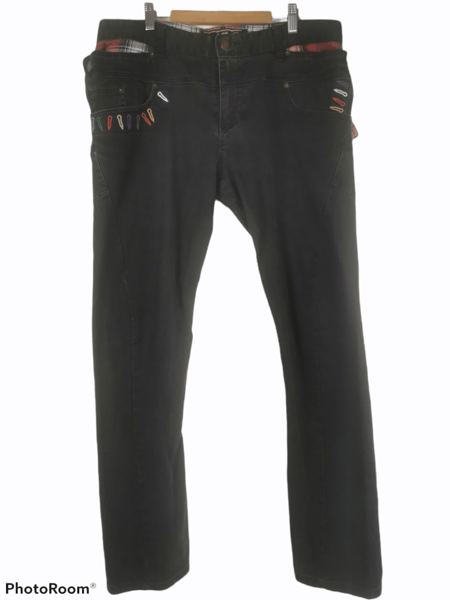 Japanese Brand BreathMINt BRTHBREATH Japan Double Waist Denim Jeans Size US 36 / EU 52 - 5 Thumbnail