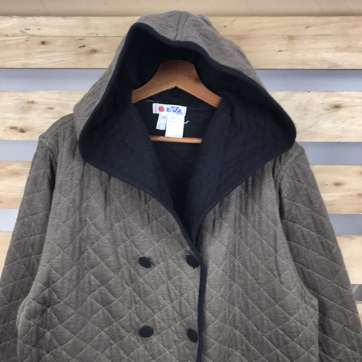 Designer × Vintage Vintage Eva Tricot Quilted Jacket Size L / US 10 / IT 46 - 2 Thumbnail