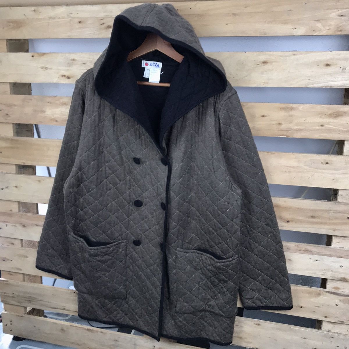 Designer × Vintage Vintage Eva Tricot Quilted Jacket Size L / US 10 / IT 46 - 3 Thumbnail