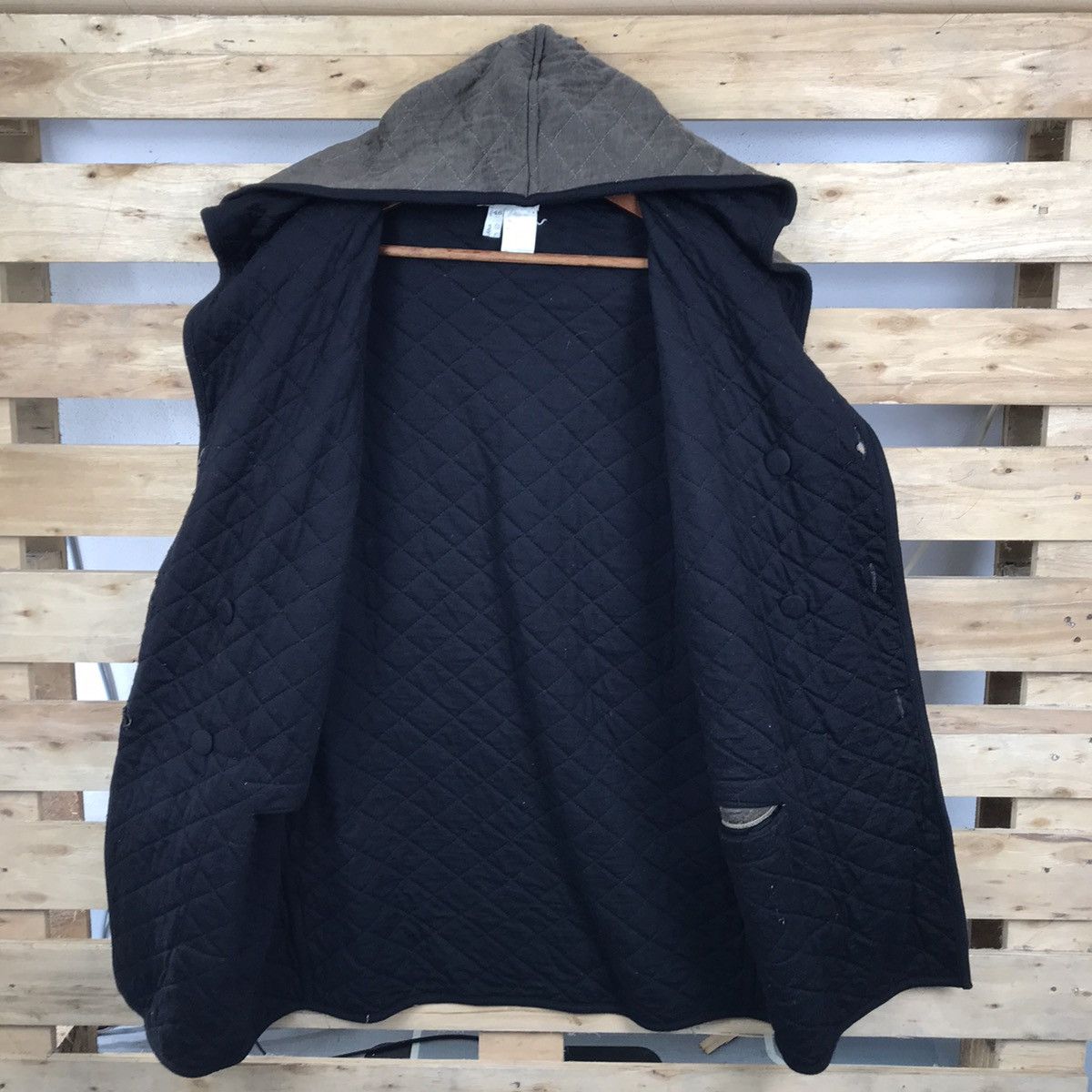 Designer × Vintage Vintage Eva Tricot Quilted Jacket Size L / US 10 / IT 46 - 4 Thumbnail