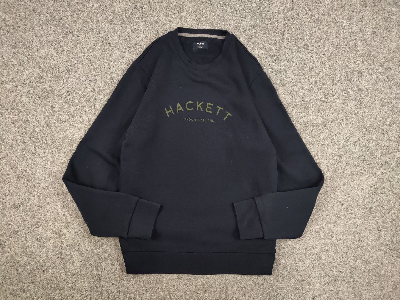 Hackett Hackett London Classic navy blue Crewneck Sweatshirt logo Size US XL / EU 56 / 4 - 13 Thumbnail