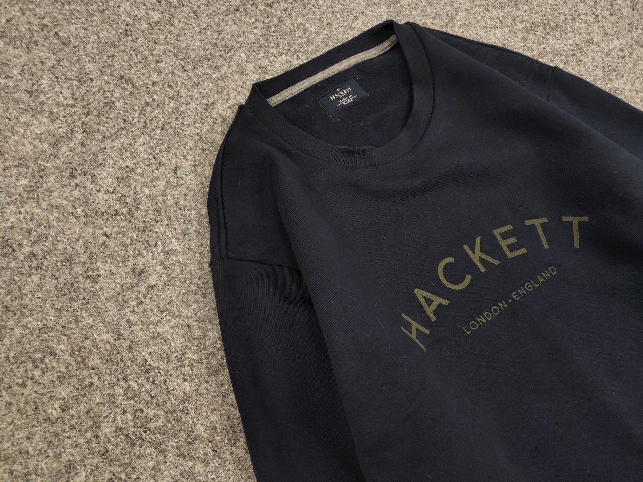 Hackett Hackett London Classic navy blue Crewneck Sweatshirt logo Size US XL / EU 56 / 4 - 7 Thumbnail