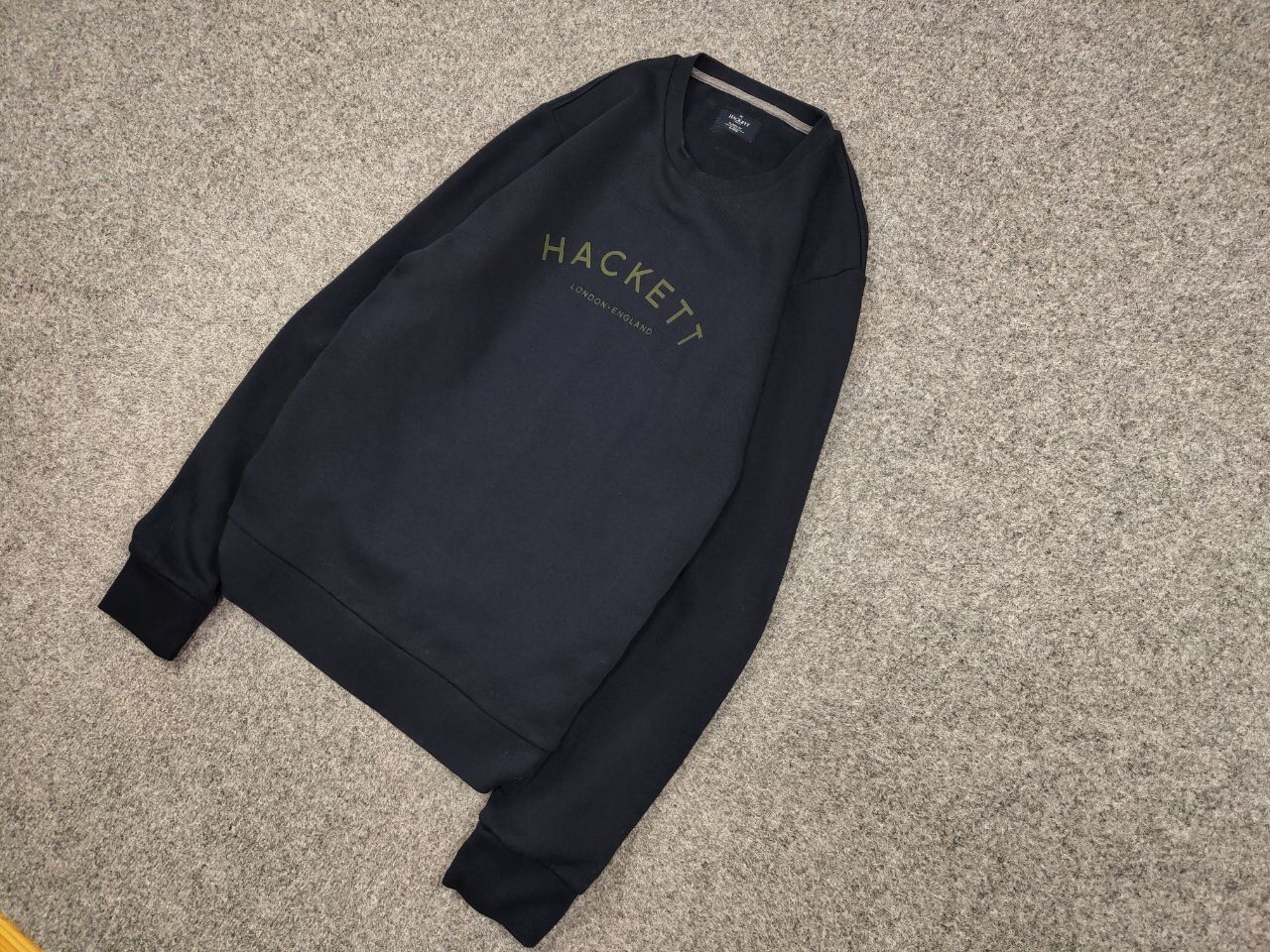 Hackett Hackett London Classic navy blue Crewneck Sweatshirt logo Size US XL / EU 56 / 4 - 3 Thumbnail